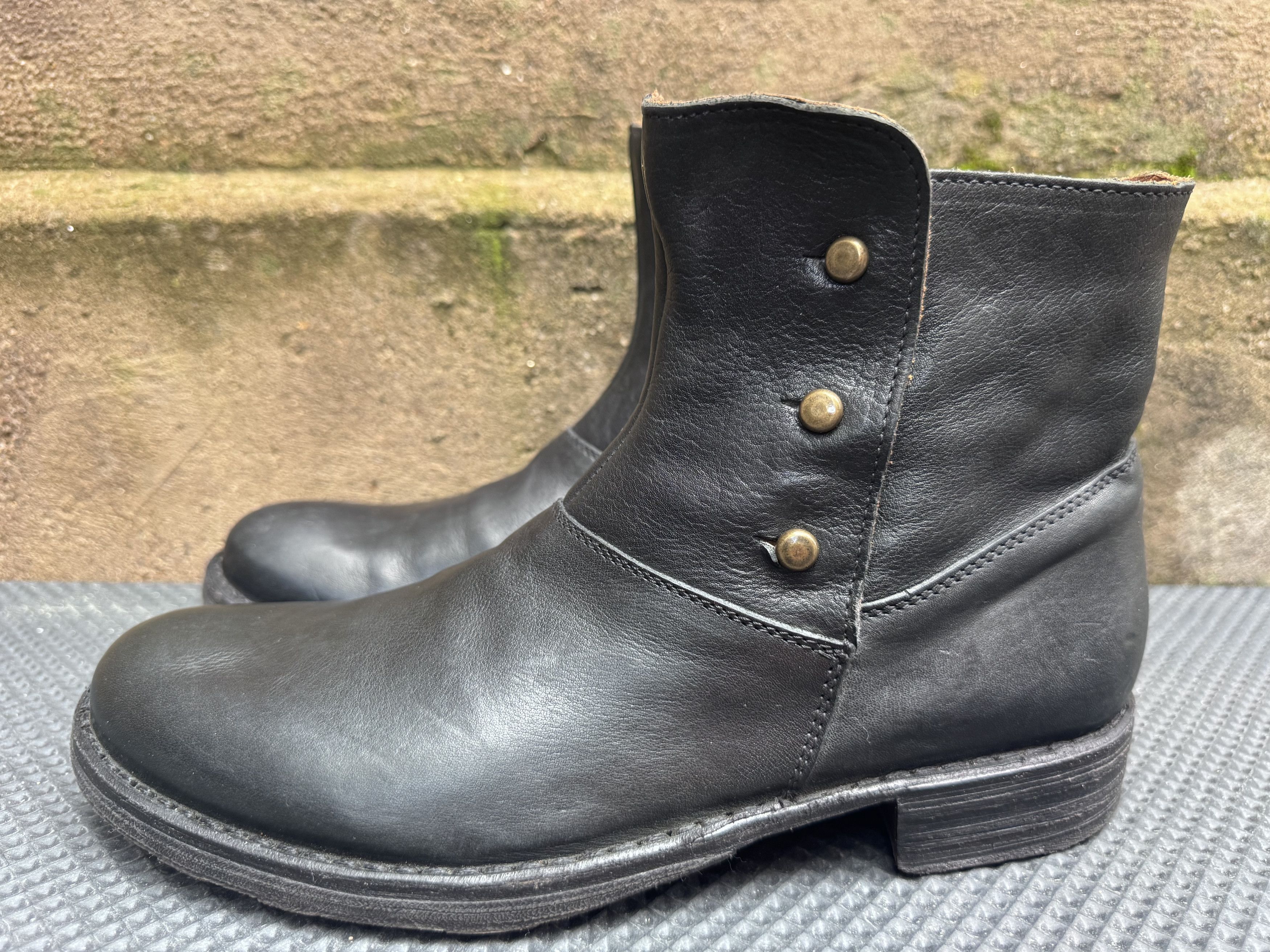 Fiorentini + Baker Fiorentini + Baker Ankle Women's Leather Button Gothic Size US 9 / IT 39 - 3 Thumbnail