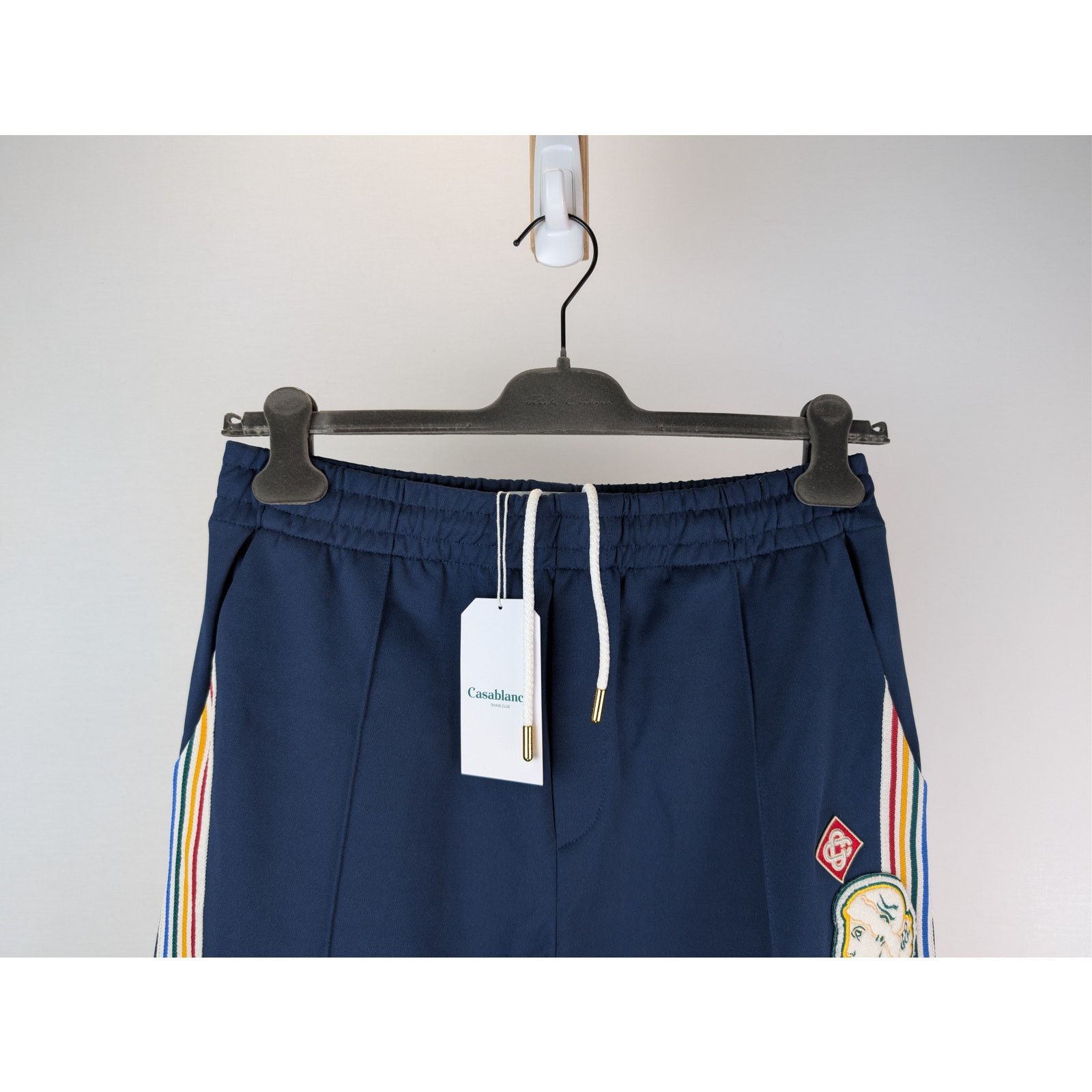Casablanca o1rshd1 Men's Varsity Track Pants Tricot in Navy Size US 32 / EU 48 - 3 Thumbnail
