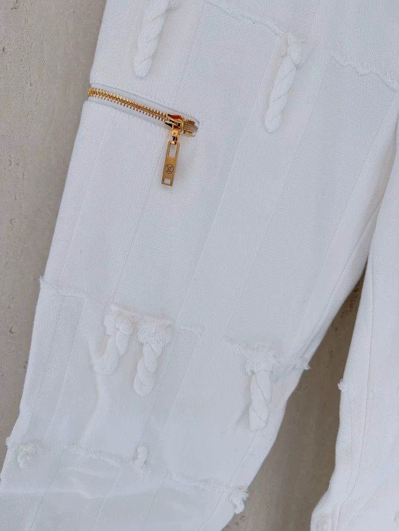 Louis Vuitton Louis Vuitton Limited White Black Trim Pants 2503-Nextarrow Size US 36 / EU 52 - 3 Thumbnail