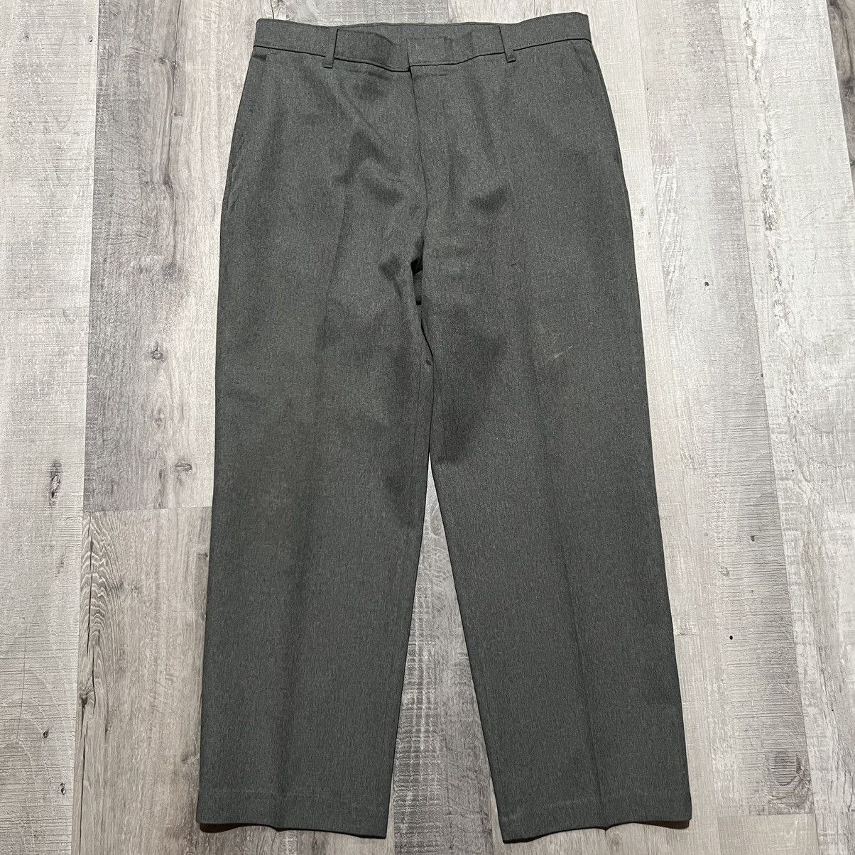 Levi's × Vintage VTG Levis Sta-Prest Grey Straight Leg Action Slacks Pants Size US 36 / EU 52 - 1 Thumbnail