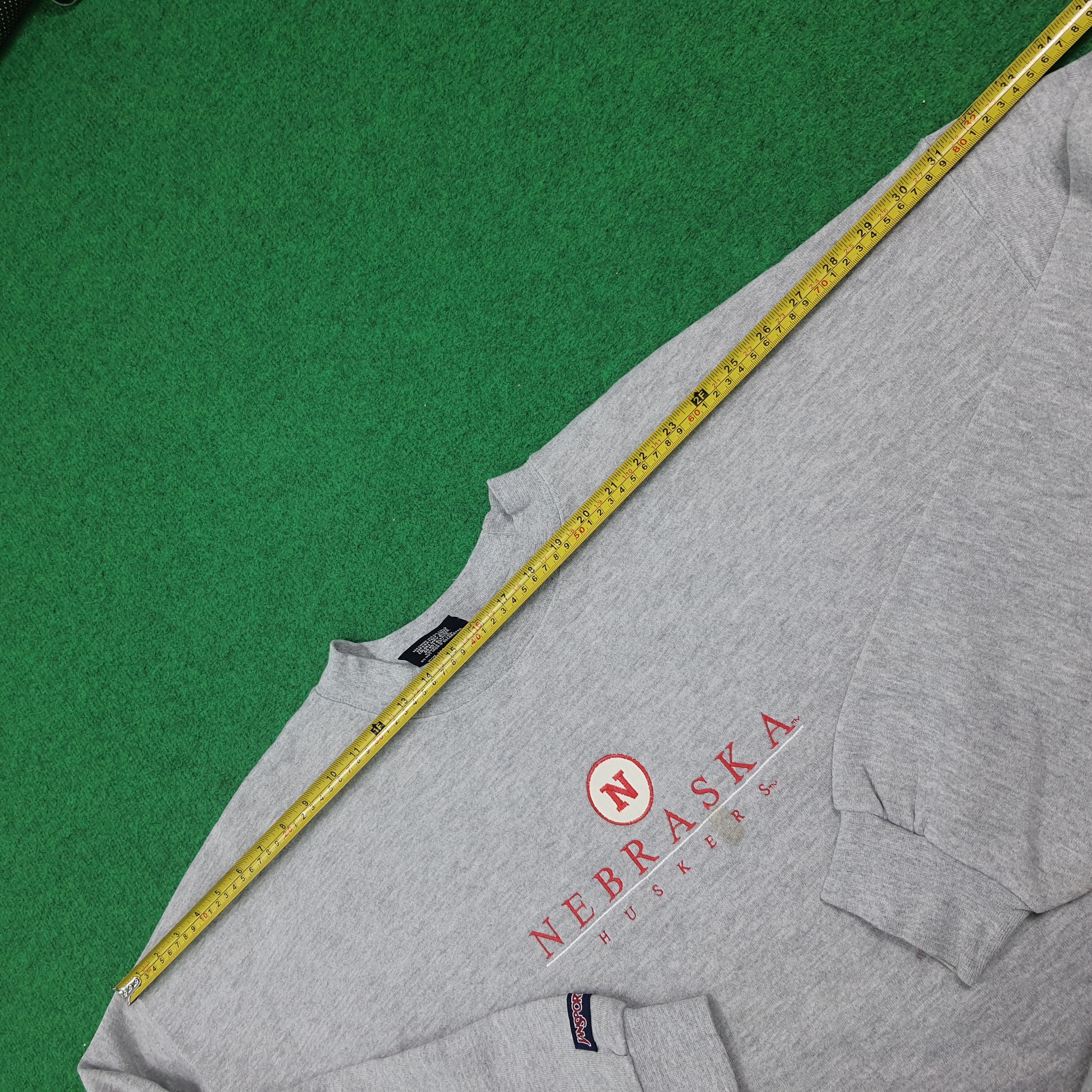 Jansport Vintage 90s Nebraska Huskers University Sweatshirt C287N22 Size US XXL / EU 58 / 5 - 11 Thumbnail