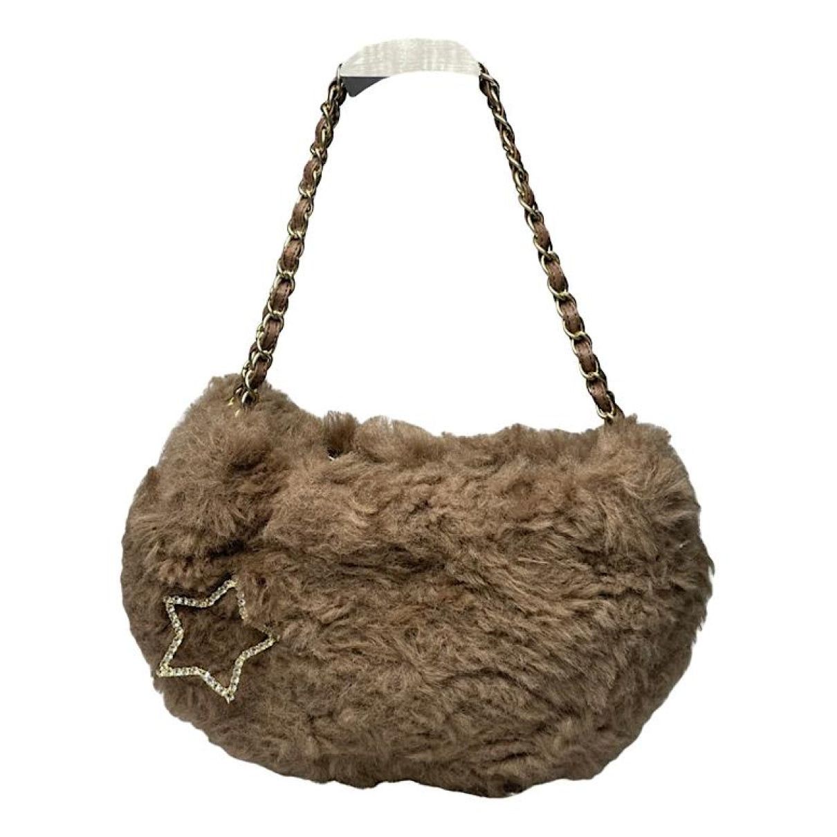 Other Samantha Thavasa Brown Faux Fur Handbag Size ONE SIZE - 1 Thumbnail