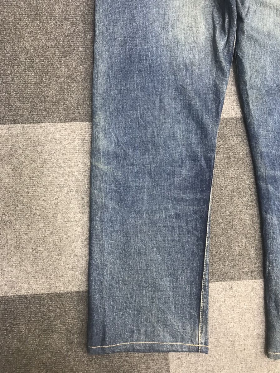 Warehouse 💥THRASHED💥WAREHOUSE SPECIAL Thrashed Selvedge Jeans Size US 29 - 16 Thumbnail