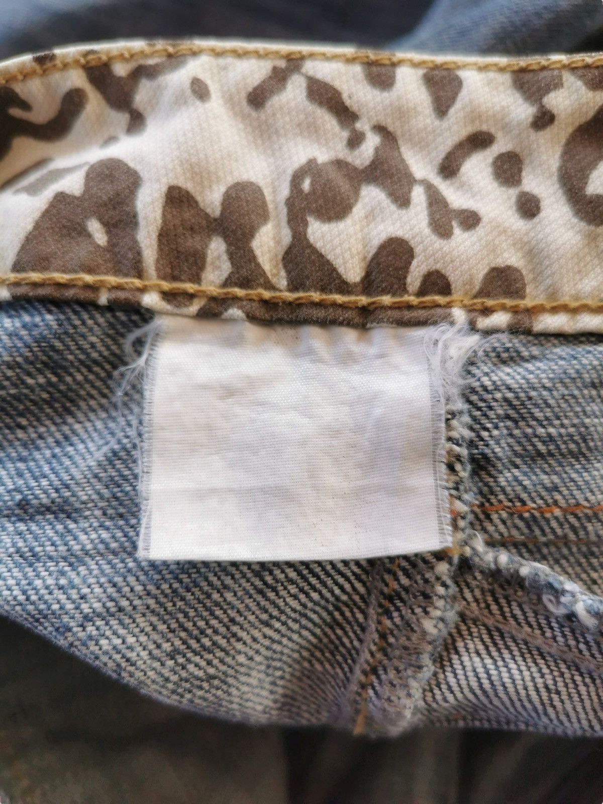 Jean Leopard Baggy Jeans Size US 34 / EU 50 - 9 Thumbnail