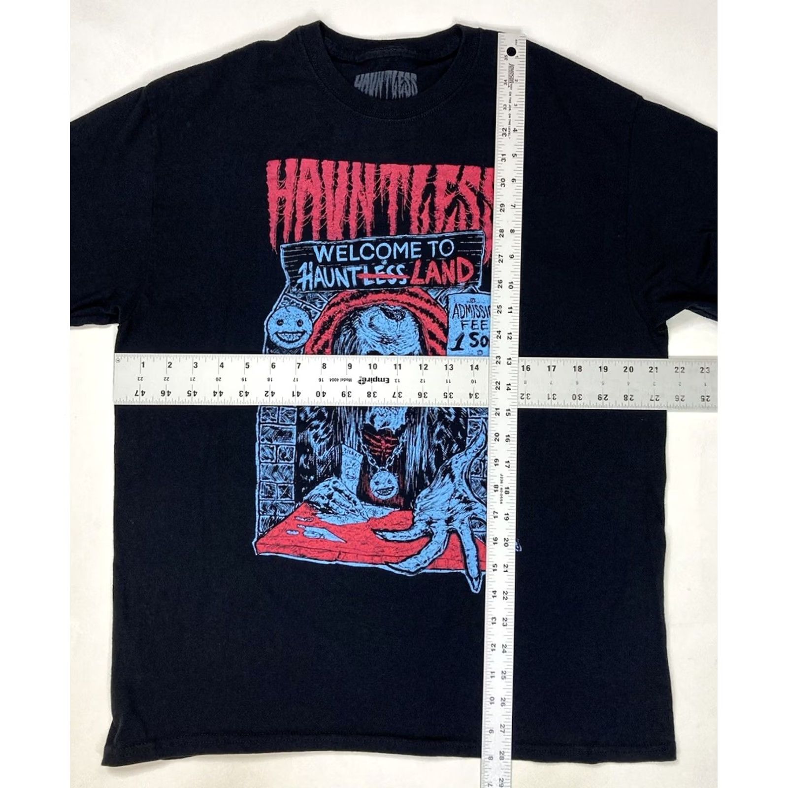 Vintage VINTAGE? Hauntless Welcome To Haunt Land Graphic T-shirt Men L Black Size US L / EU 52-54 / 3 - 5 Thumbnail