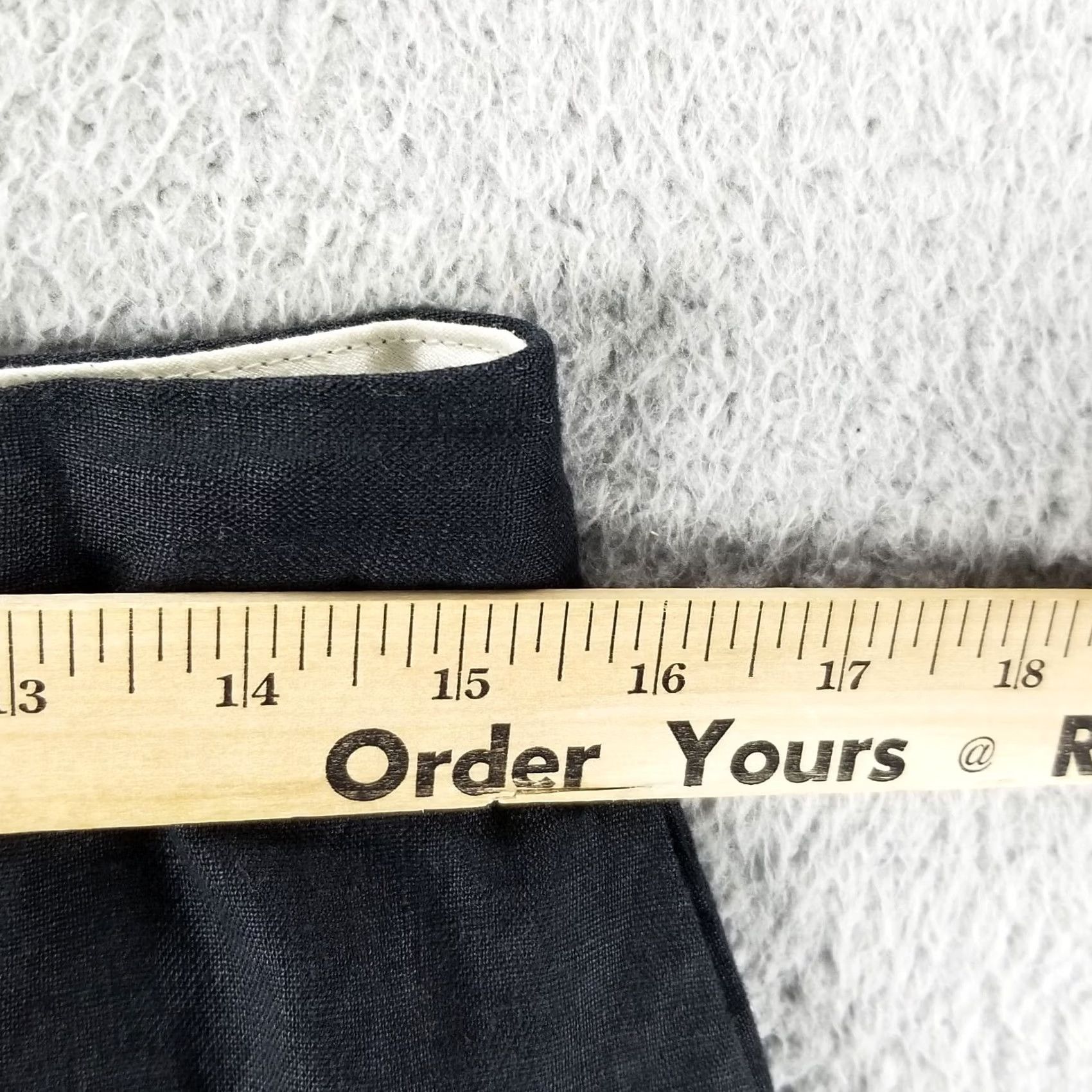 Vintage Rosanna Linen Pants Woman 12P Petite Embroidered Fruit Strawberries Kiwi Crop Vintage Rosanna Petite Wide-Leg Cropped Beach Summer 12P Womens Size 34" / US 12 / IT 48 - 5 Thumbnail