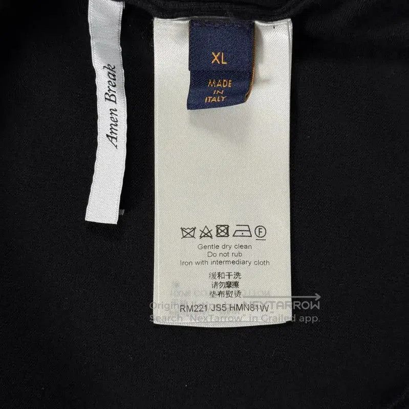 Louis Vuitton Louis Vuitton Men's Black Cotton T-Shirt . Size US XL / EU 56 / 4 - 4 Thumbnail