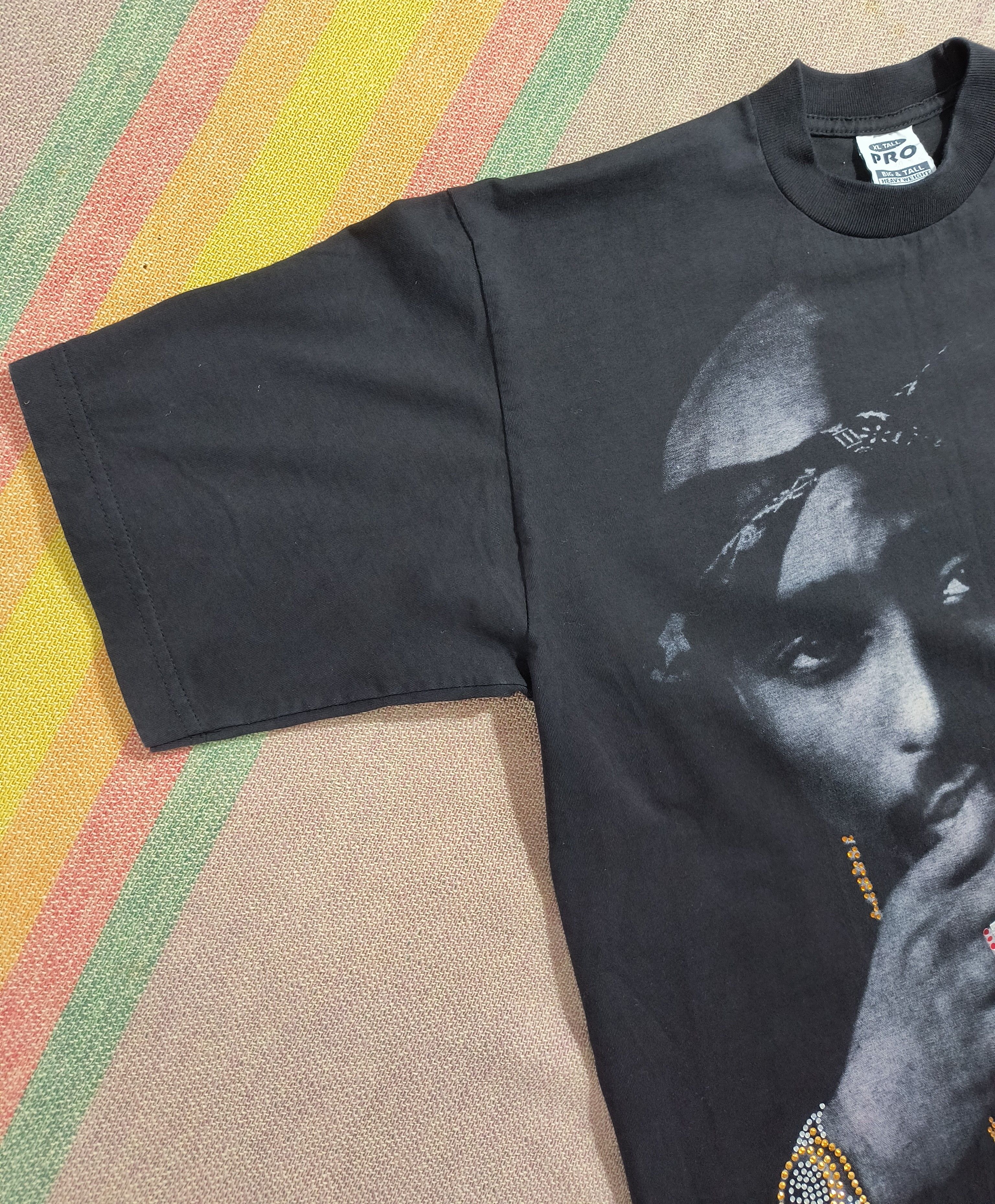 Rap Tees Vintage Y2K 2pac Shakur bling tee Size US XL / EU 56 / 4 - 3 Thumbnail