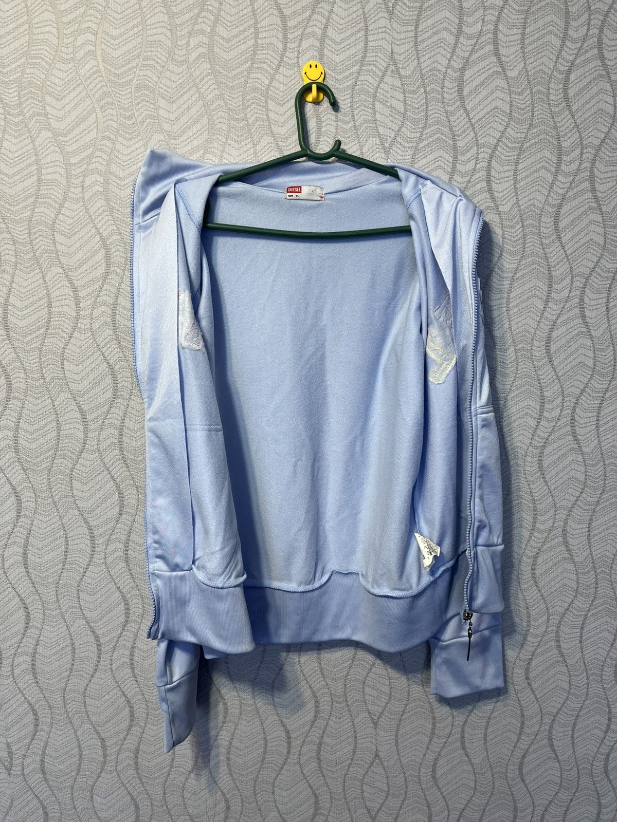 Diesel × Vintage Vintage Diesel Women’s Blue Y2K Zip Track Jacket Size M / US 6-8 / IT 42-44 - 9 Thumbnail