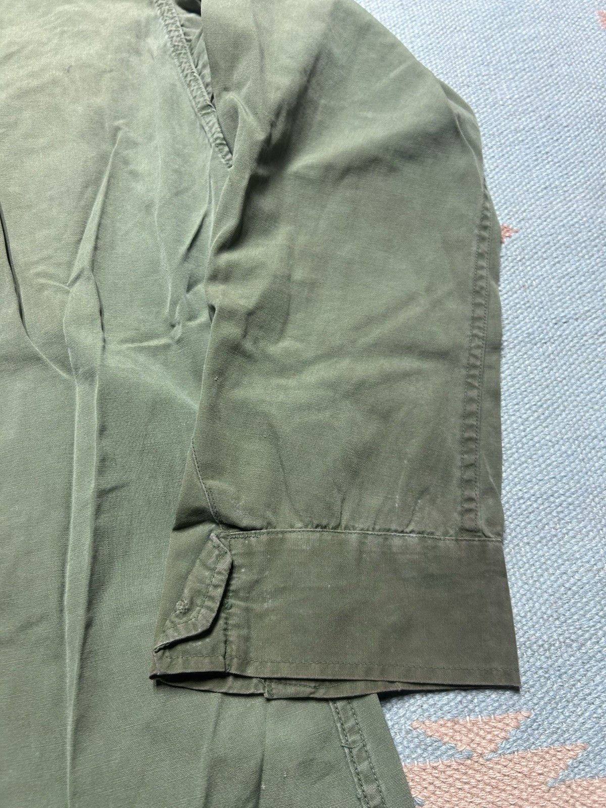 Vintage 60s OG 107 slant pocket shirt non ripstop poplin Vietnam S Size US S / EU 44-46 / 1 - 16 Thumbnail