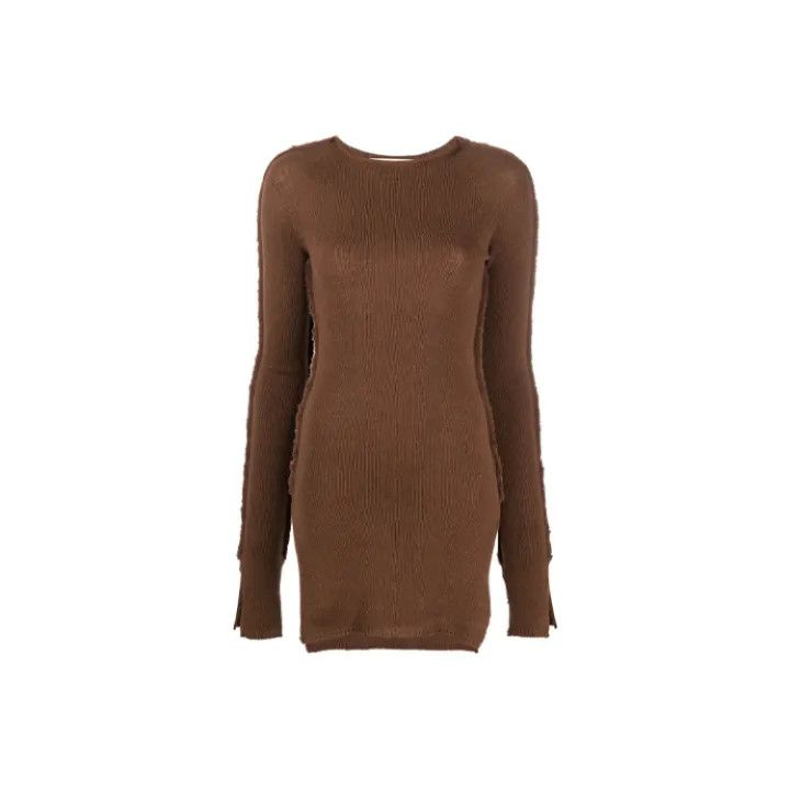 Marni Marni Brown Fitted Knit Sweater for Women Size S / US 4 / IT 40 - 1 Thumbnail
