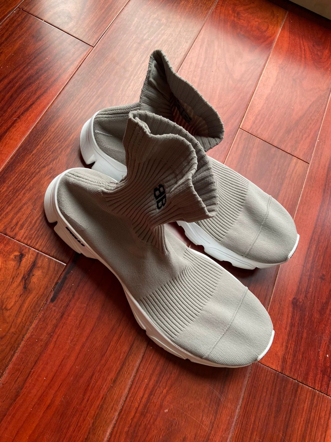 Balenciaga balenciaga speed 3.0 sock shoes in gray Size US 10 / EU 43 - 1 Thumbnail