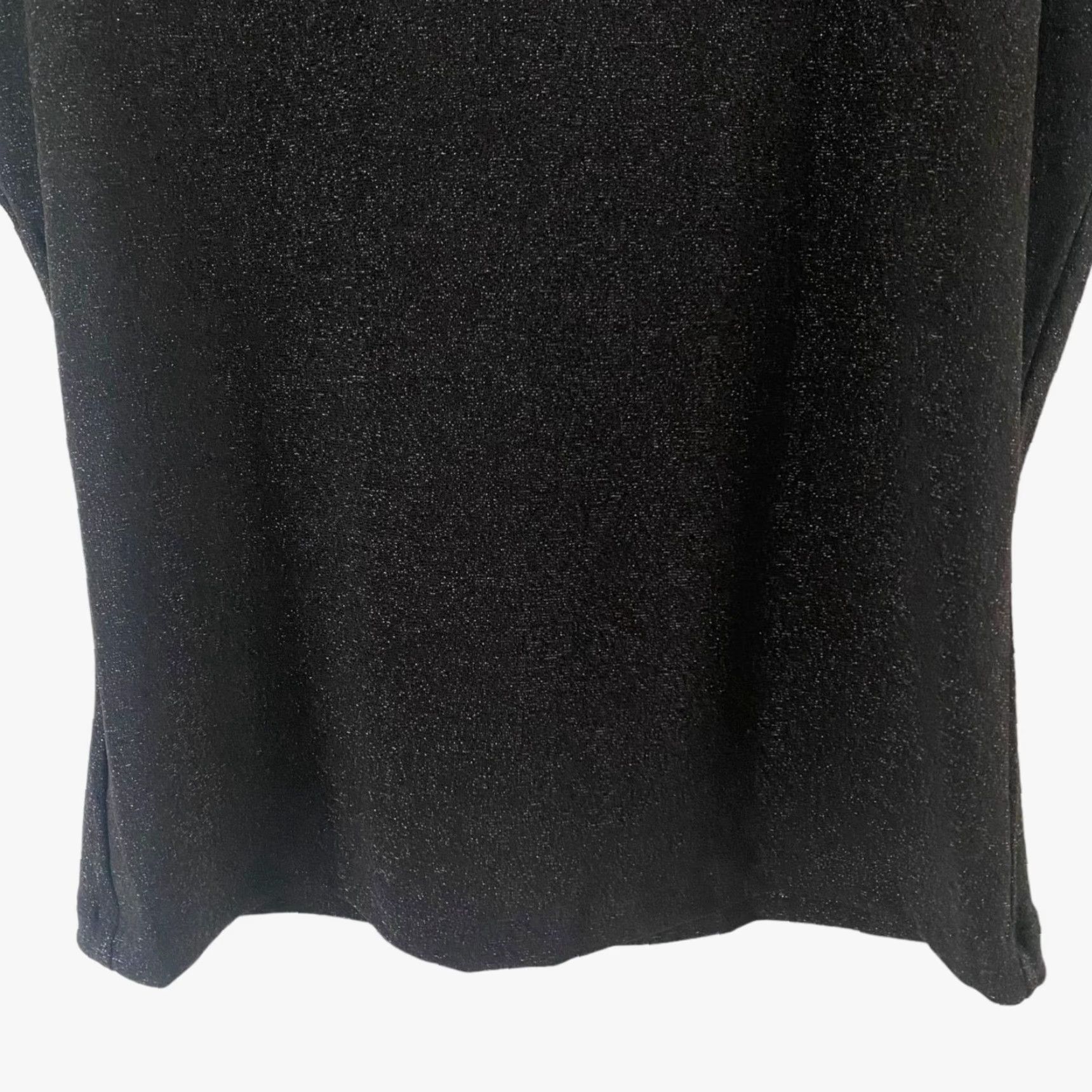 Ann Taylor Ann Taylor Shimmer Glitter Tank Top Womens Size Small Black Metallic Sparkle New Size S / US 4 / IT 40 - 6 Thumbnail