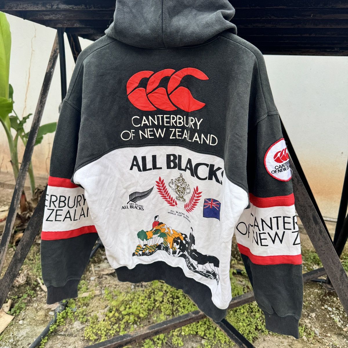 Canterbury of New Zealand Vintage 1987 Rugby Canterbury All Black New Zealand Size US L / EU 52-54 / 3 - 9 Thumbnail