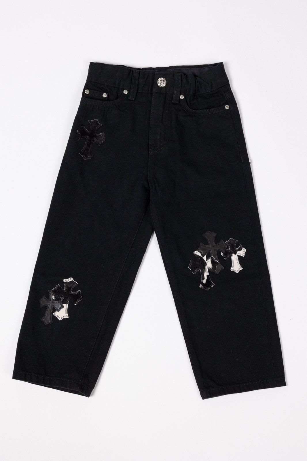 Chrome Hearts Chrome Hearts KIDS Cross Patch Denim Size 22" - 1 Thumbnail