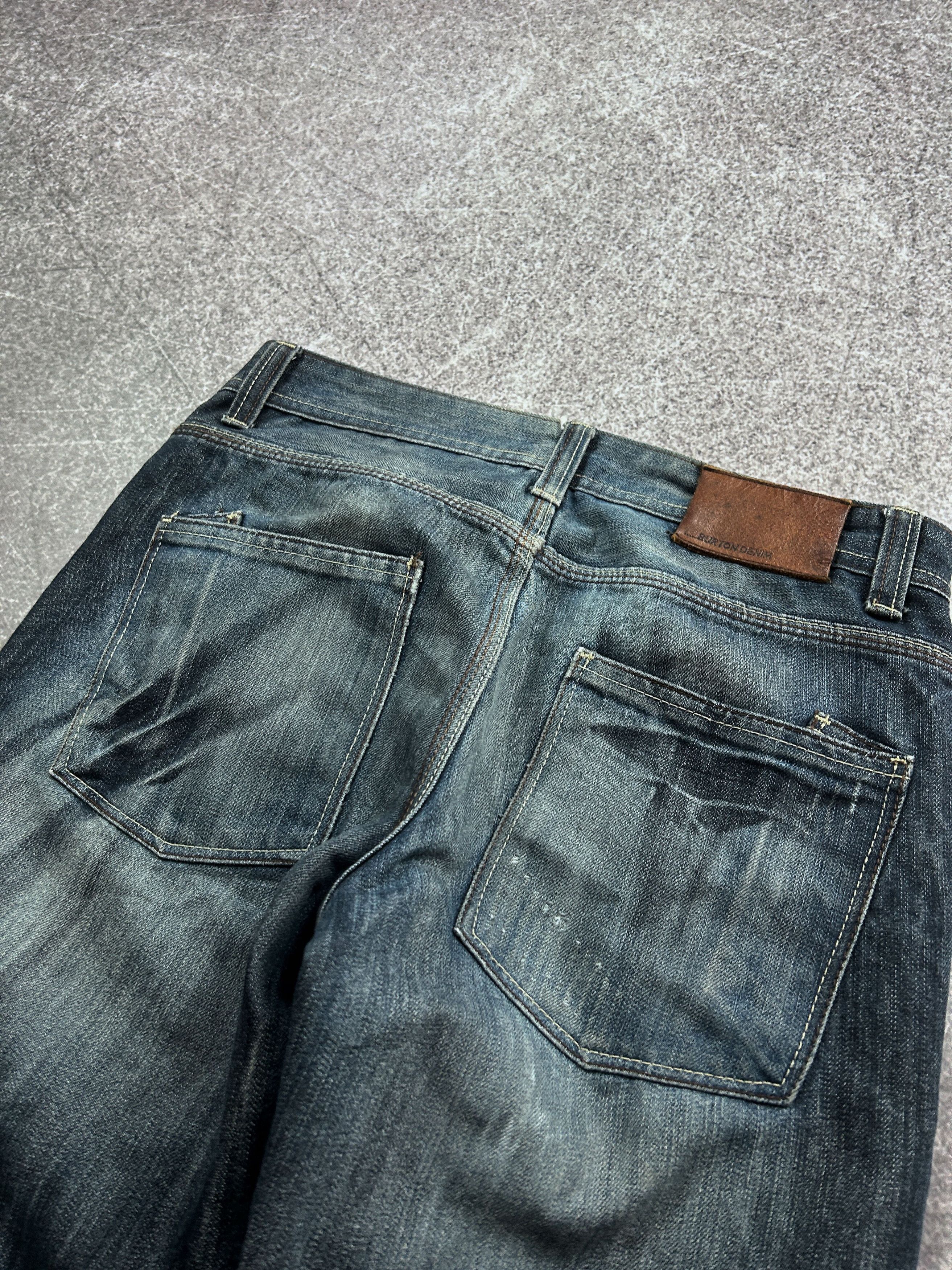 Vintage Flared Jeans Like Balenciaga or Rick Owens Washed Distressed Size US 30 / EU 46 - 6 Thumbnail