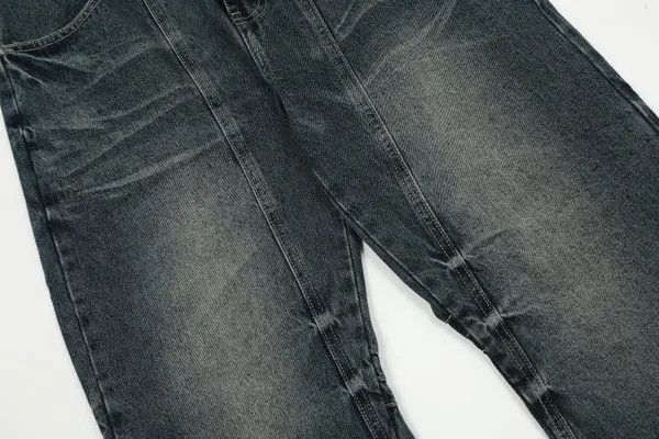 Japanese Brand High street washed distressed ripped flared jeans y2k Size US 32 / EU 48 - 5 Thumbnail