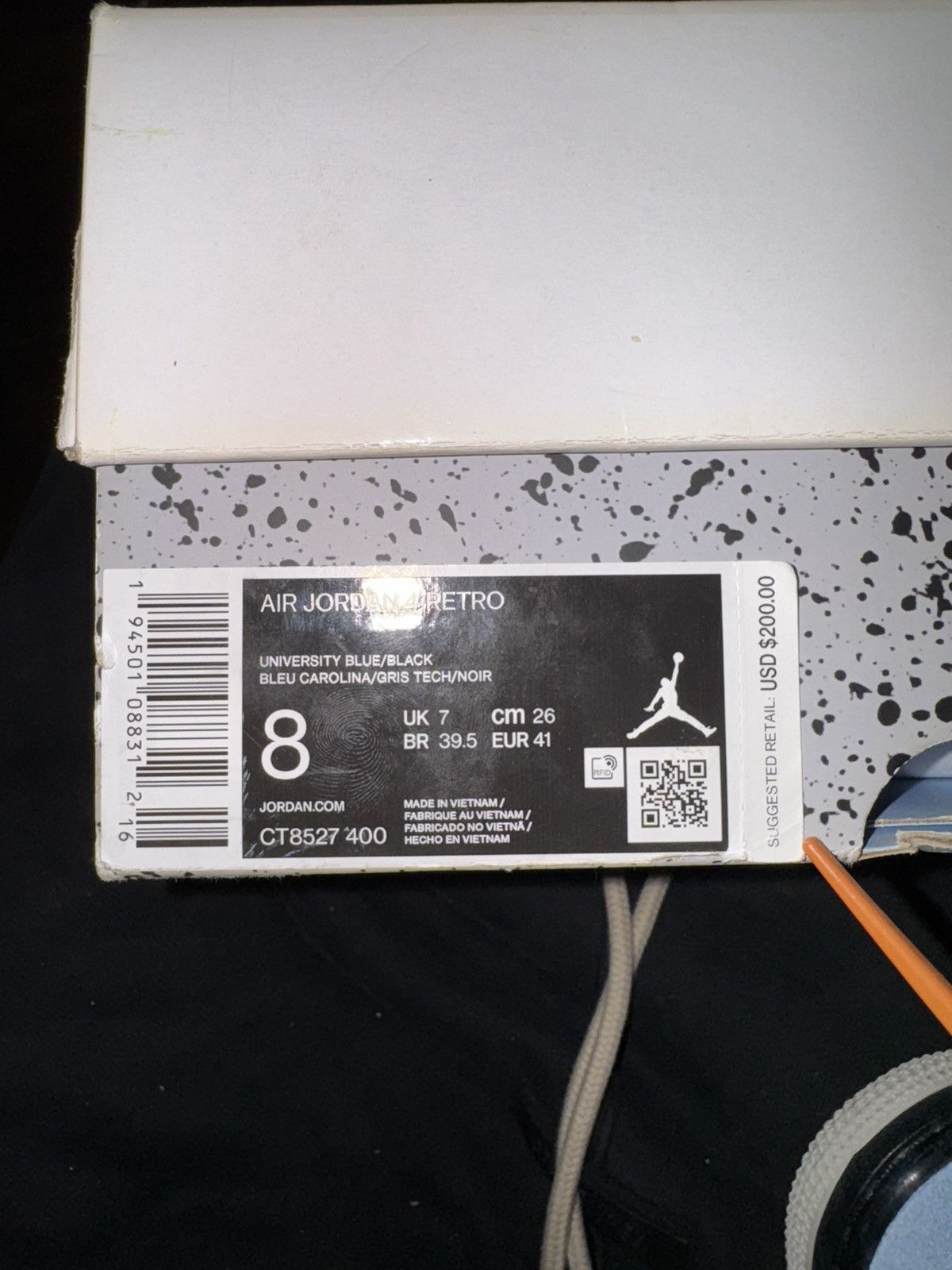 Jordan Brand Jordan 4 unc Size US 8 / EU 41 - 8 Thumbnail