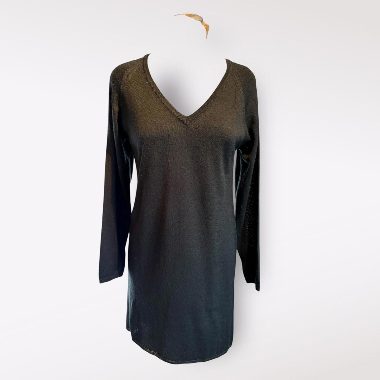 Ghost Supply Ghost Black Merino Wool Dress Size S Size S / US 4 / IT 40 - 1 Thumbnail