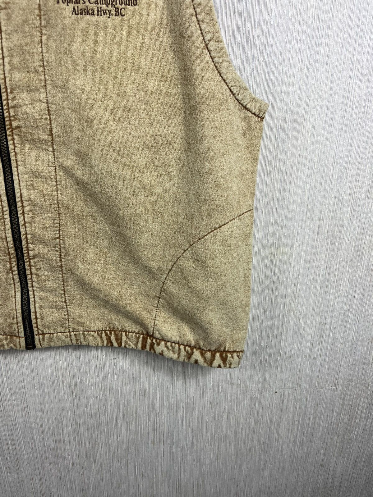 Vintage Vintage vest zip sweatshirt Poplars Campground Alaska moose Size US XL / EU 56 / 4 - 7 Thumbnail