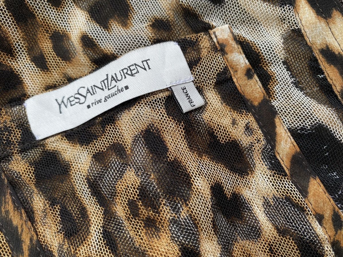 Tom Ford × Yves Saint Laurent SS02 Sheer Mesh Zip Hoodie Jacket Size XS / US 0-2 / IT 36-38 - 9 Thumbnail