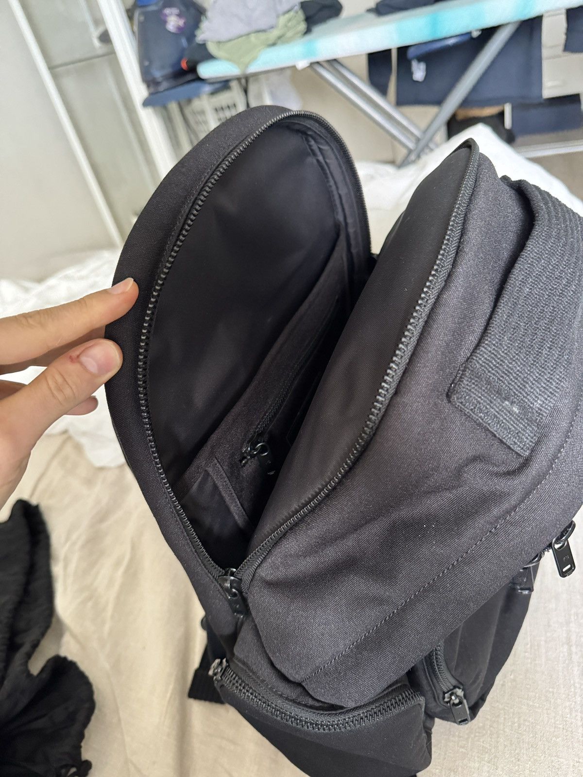 Adidas × Y-3 Adidas Y-3 Utility Heavy Duty Embroidered Backpack Y3 IR5788 Size ONE SIZE - 12 Thumbnail