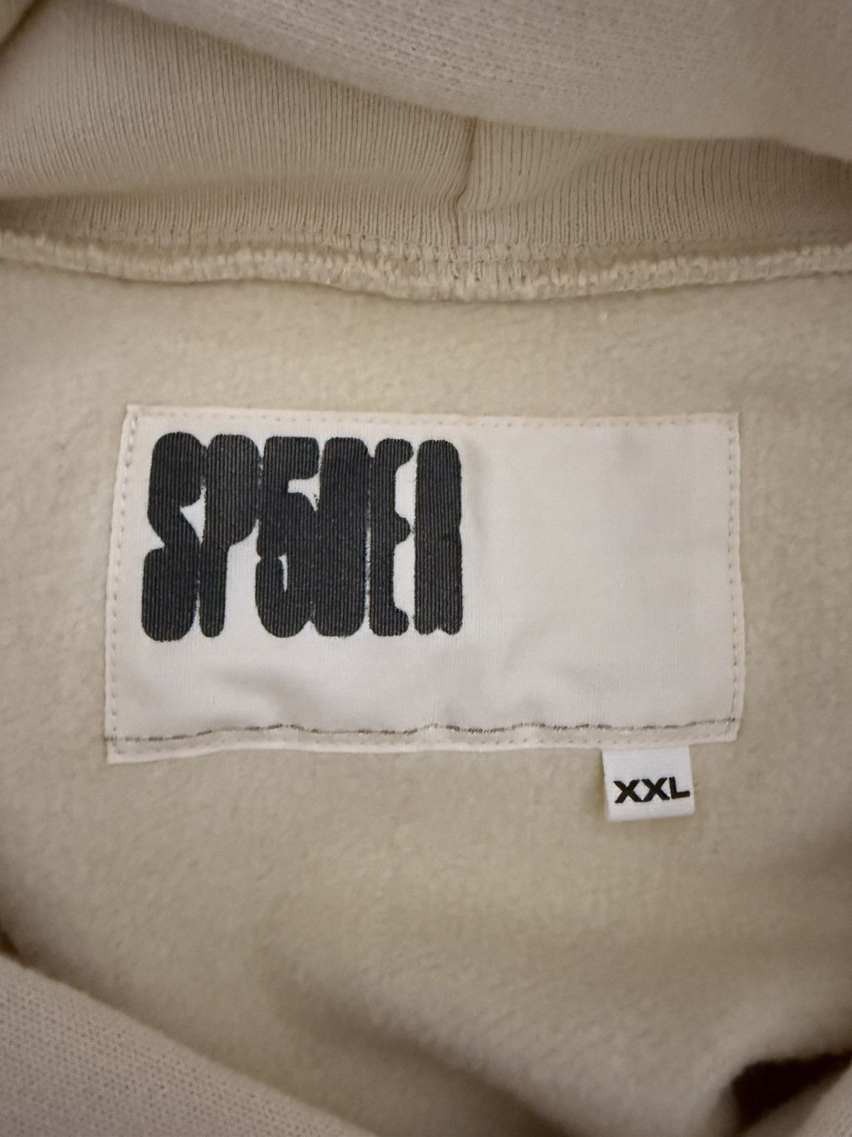 Sp5der Sp5der Creme Beluga Hoodie Size XXL Size US XXL / EU 58 / 5 - 4 Thumbnail
