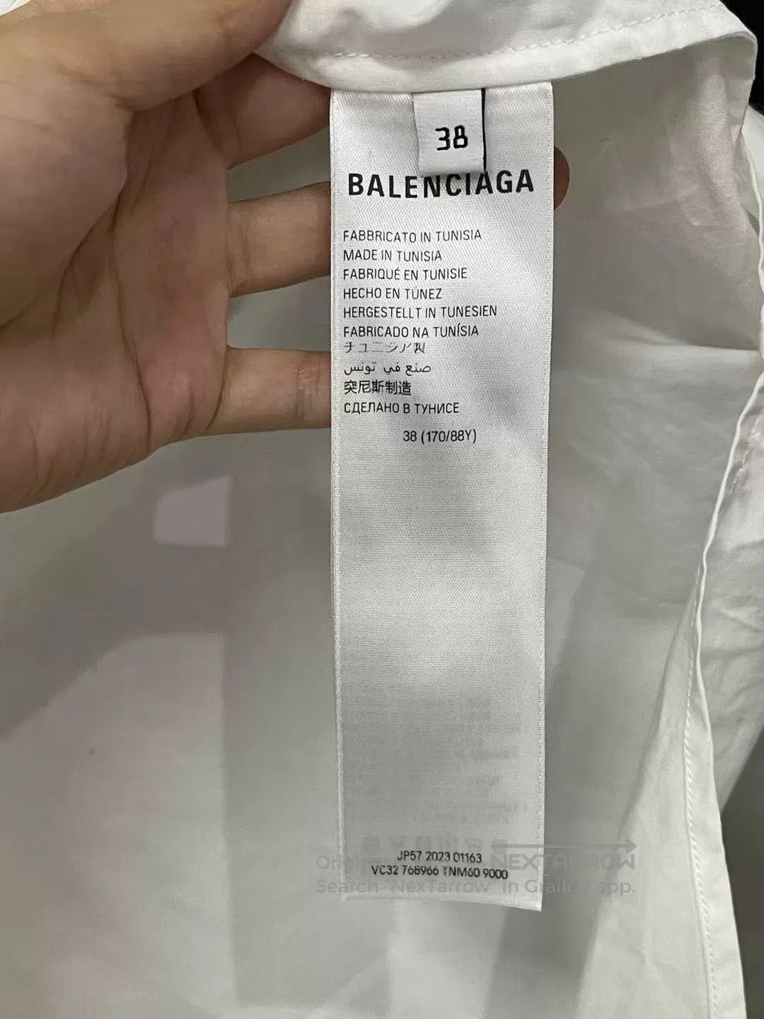 Balenciaga Balenciaga White Shirt Size 38. Size US S / EU 44-46 / 1 - 7 Thumbnail