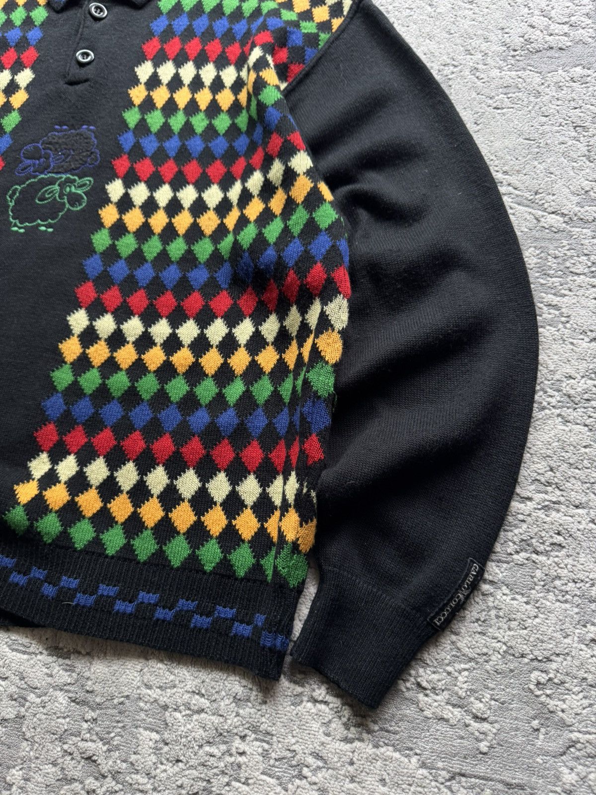 Carlo Colucci Carlo colucci Vintage Wool Abstraction sweater Size L/Xl Size US L / EU 52-54 / 3 - 5 Thumbnail