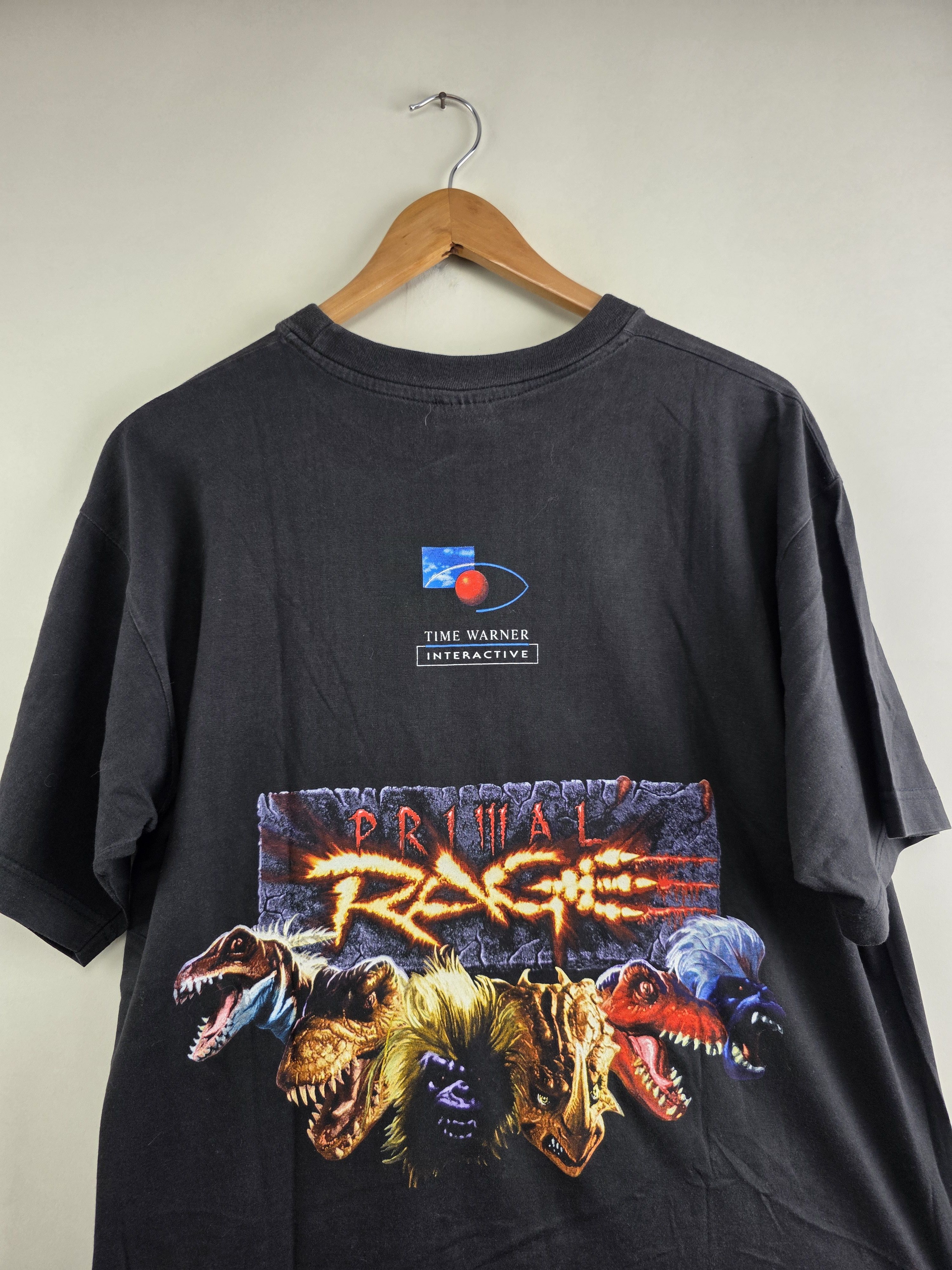 Anime × Vintage 90s Primal Rage Video Game promo tee XL 23" 29.5" Size US XL / EU 56 / 4 - 3 Thumbnail