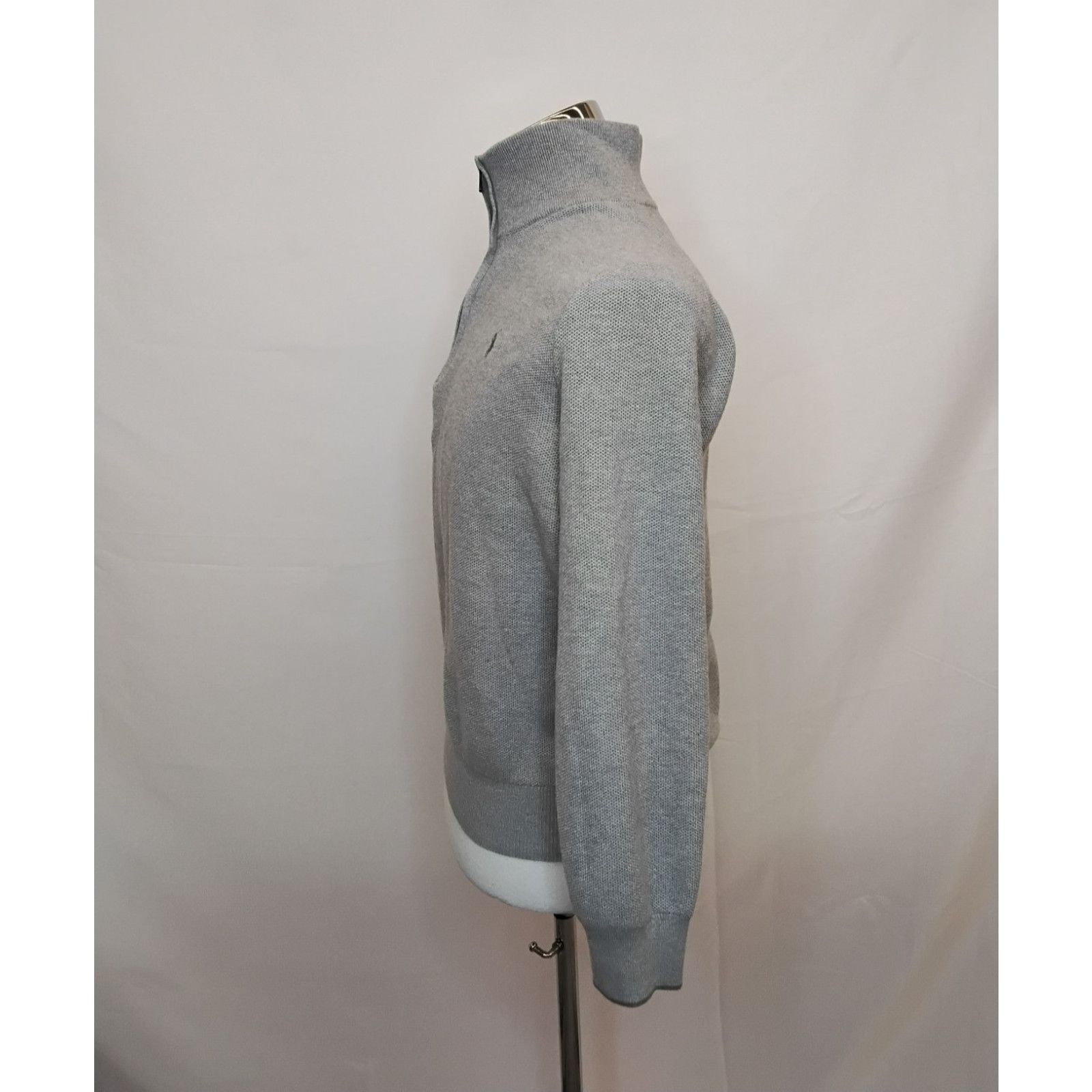 Polo Ralph Lauren Polo Ralph Lauren 1/4 Zip Men's L Gray Pima Cotton Waffle Size US L / EU 52-54 / 3 - 3 Thumbnail