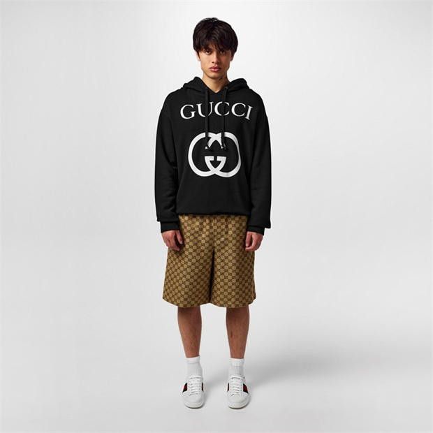 Gucci GUCCI Logo Hoodie Size US S / EU 44-46 / 1 - 4 Thumbnail