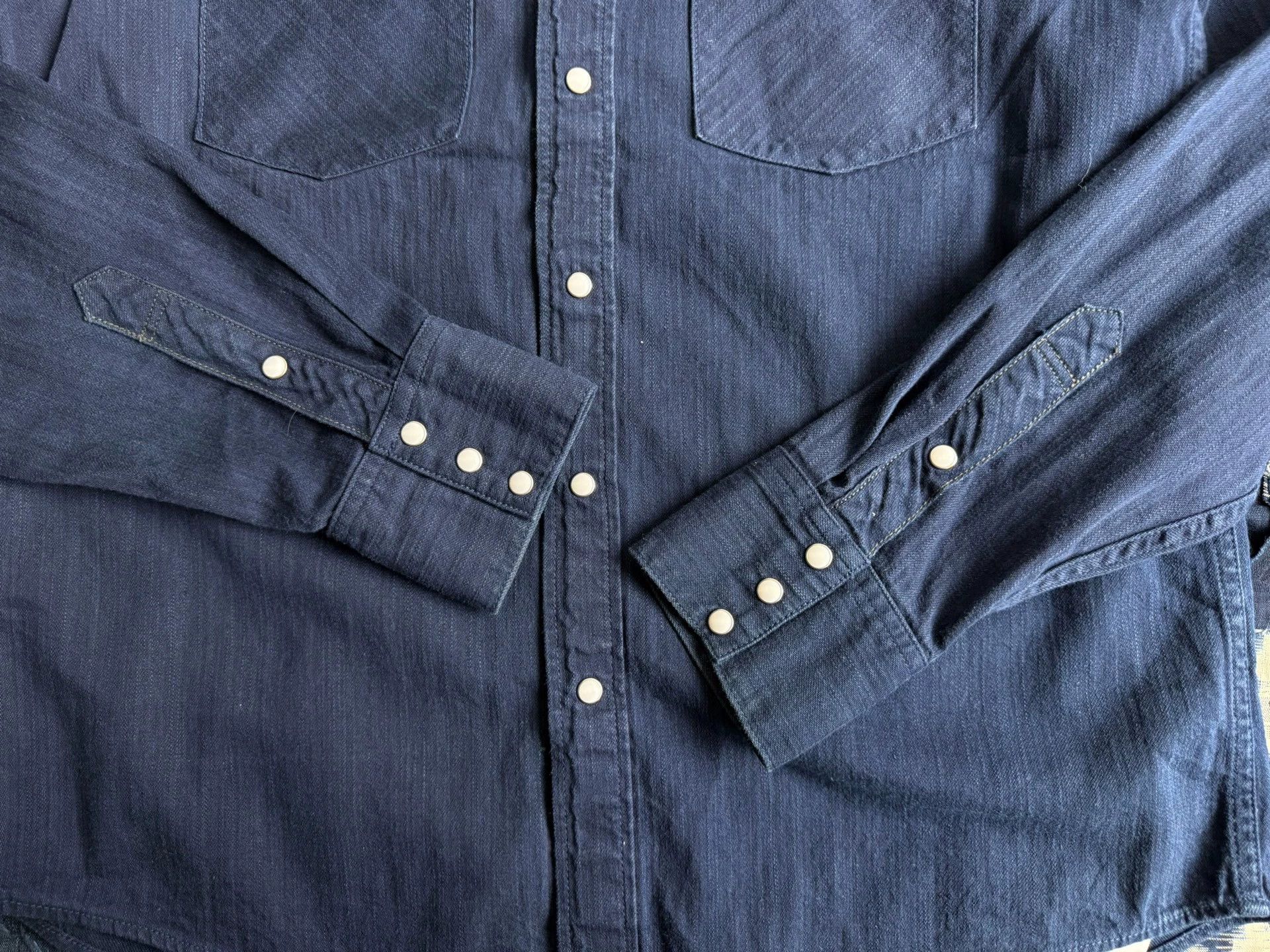Visvim VISVIM 17AW ICT Indigo Dyed Shirt - Size 2 Size US M / EU 48-50 / 2 - 7 Thumbnail