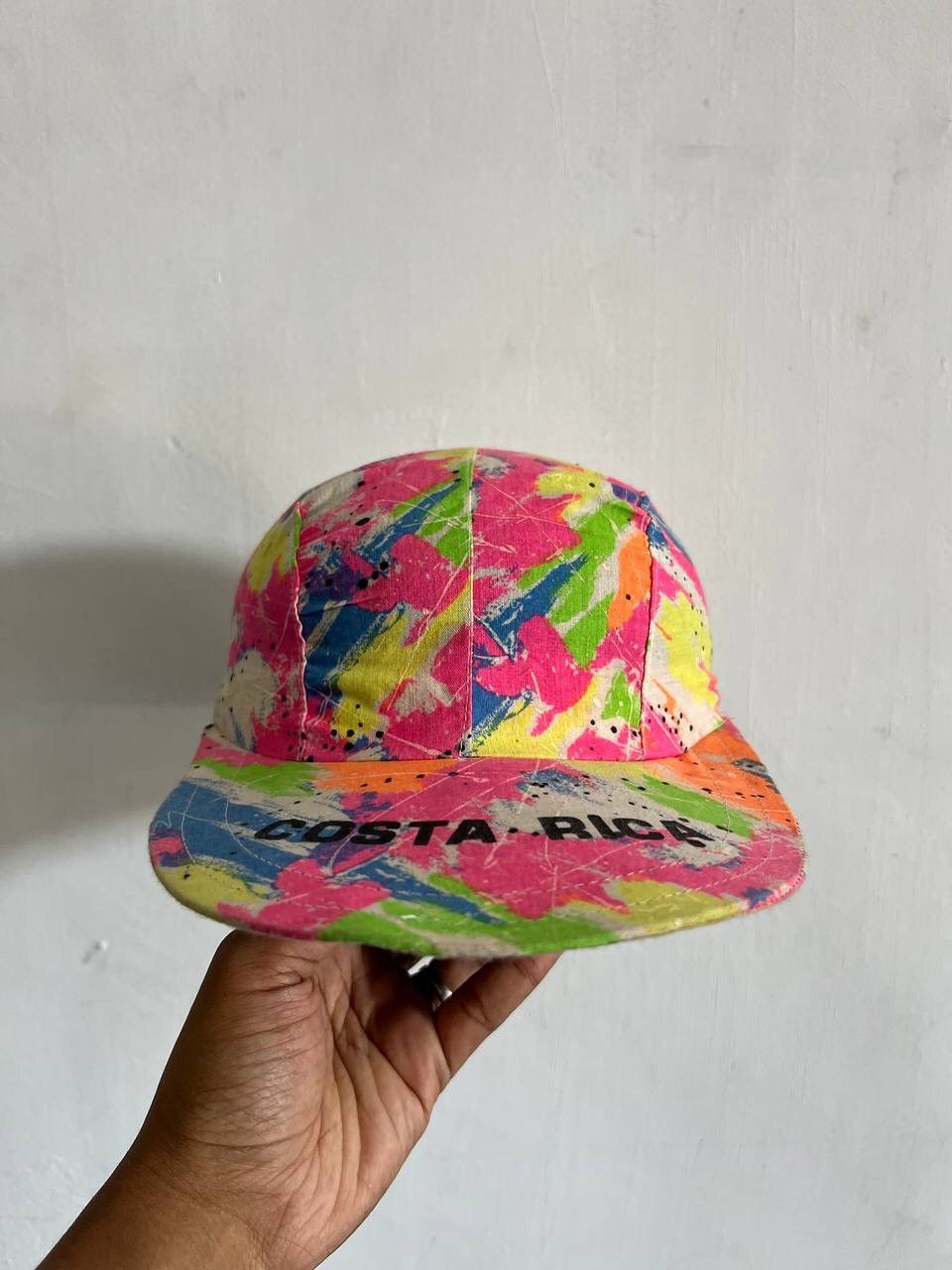 Vintage Vintage Costa Rica Painted Archive 5 Panel Hat Size ONE SIZE - 2 Thumbnail
