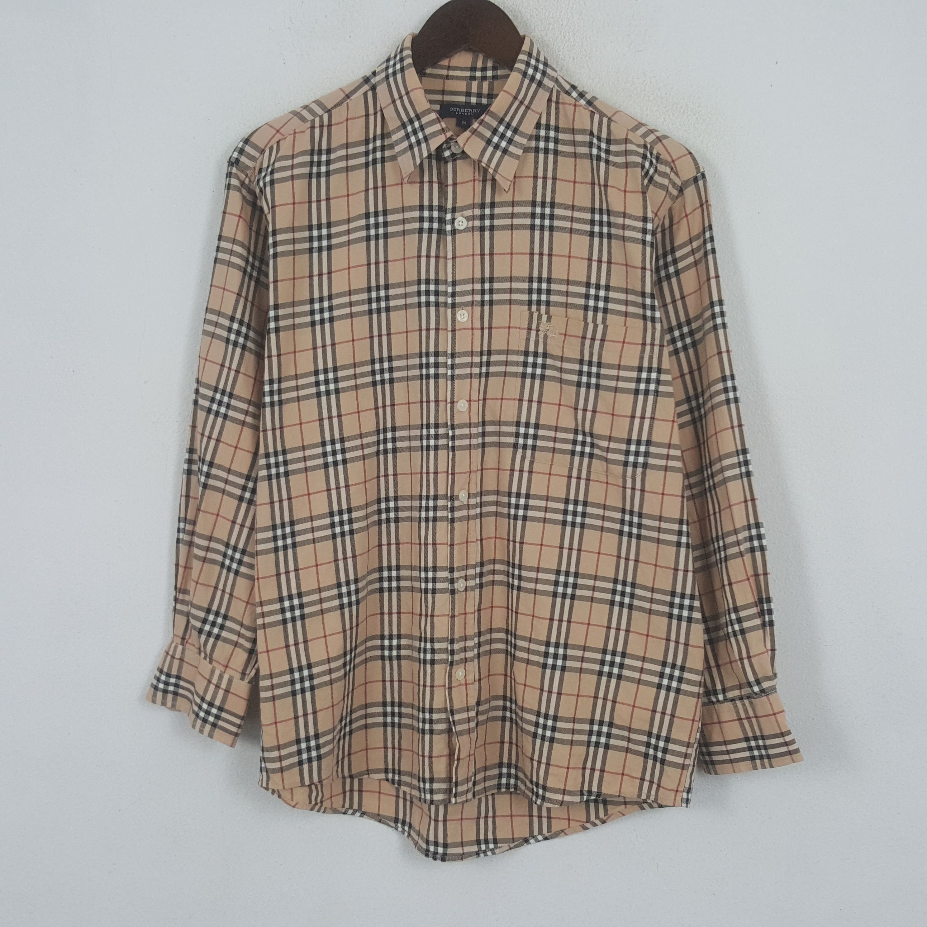 Vintage Burberry London Nova Check Button Up Shirt - Main Image