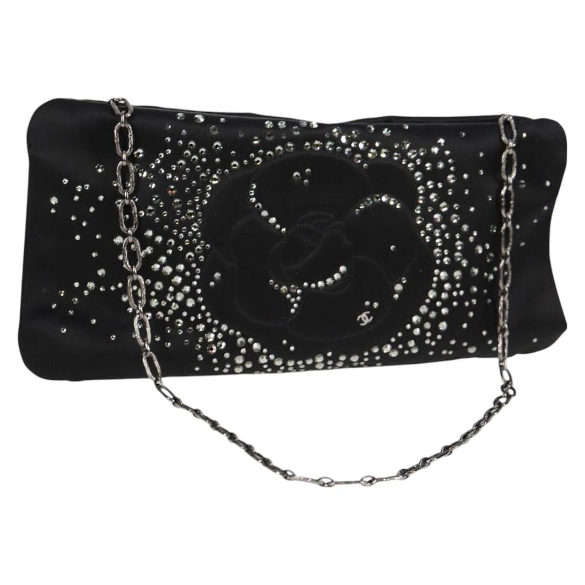 Chanel Chanel Camellia Rhinestone Chain Accessory Pouch Size ONE SIZE - 1 Thumbnail