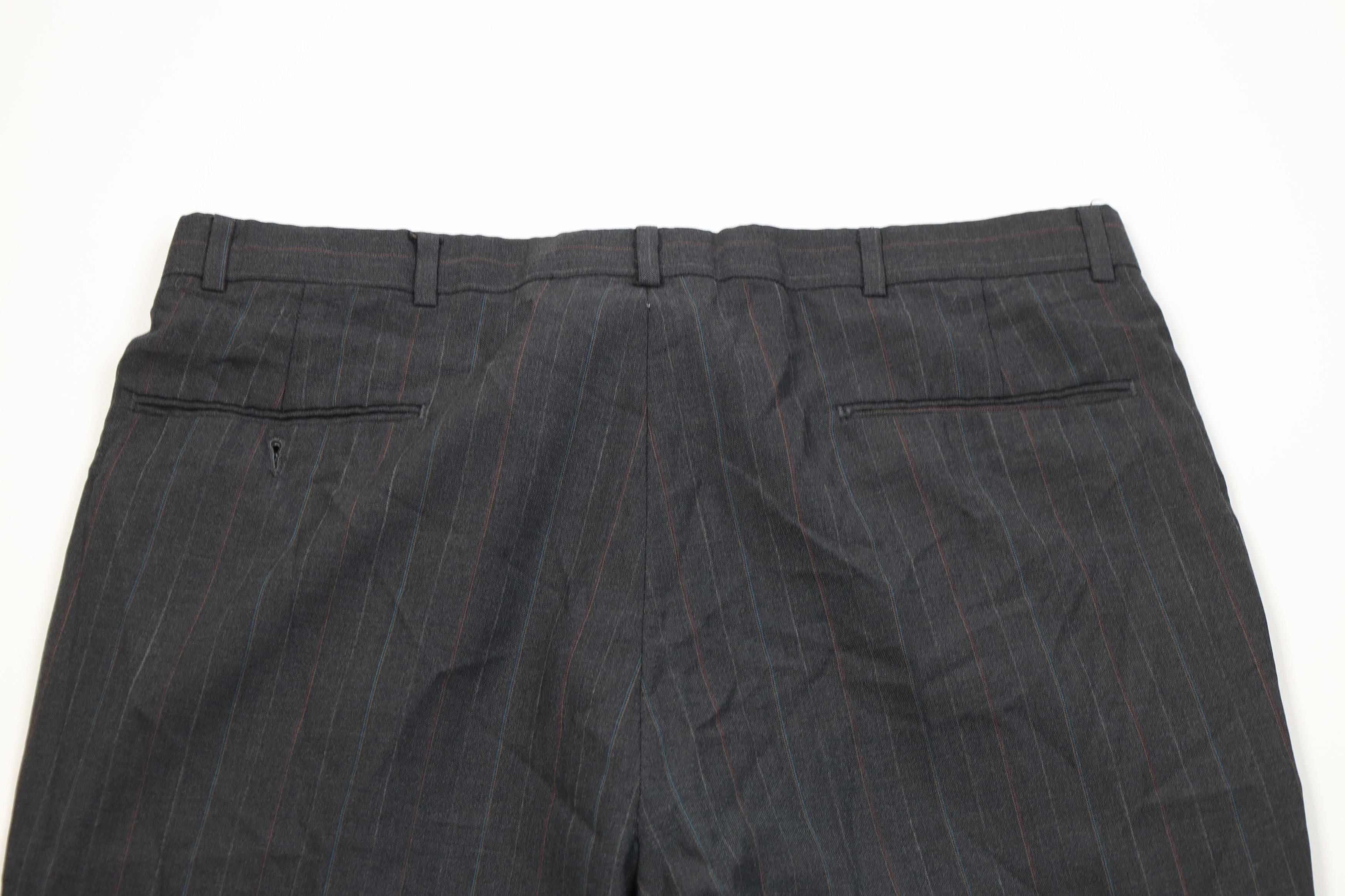 Vintage Vintage 70s Streetwear Pinstriped Wide Leg Chino Pants USA Size US 36 / EU 52 - 10 Thumbnail
