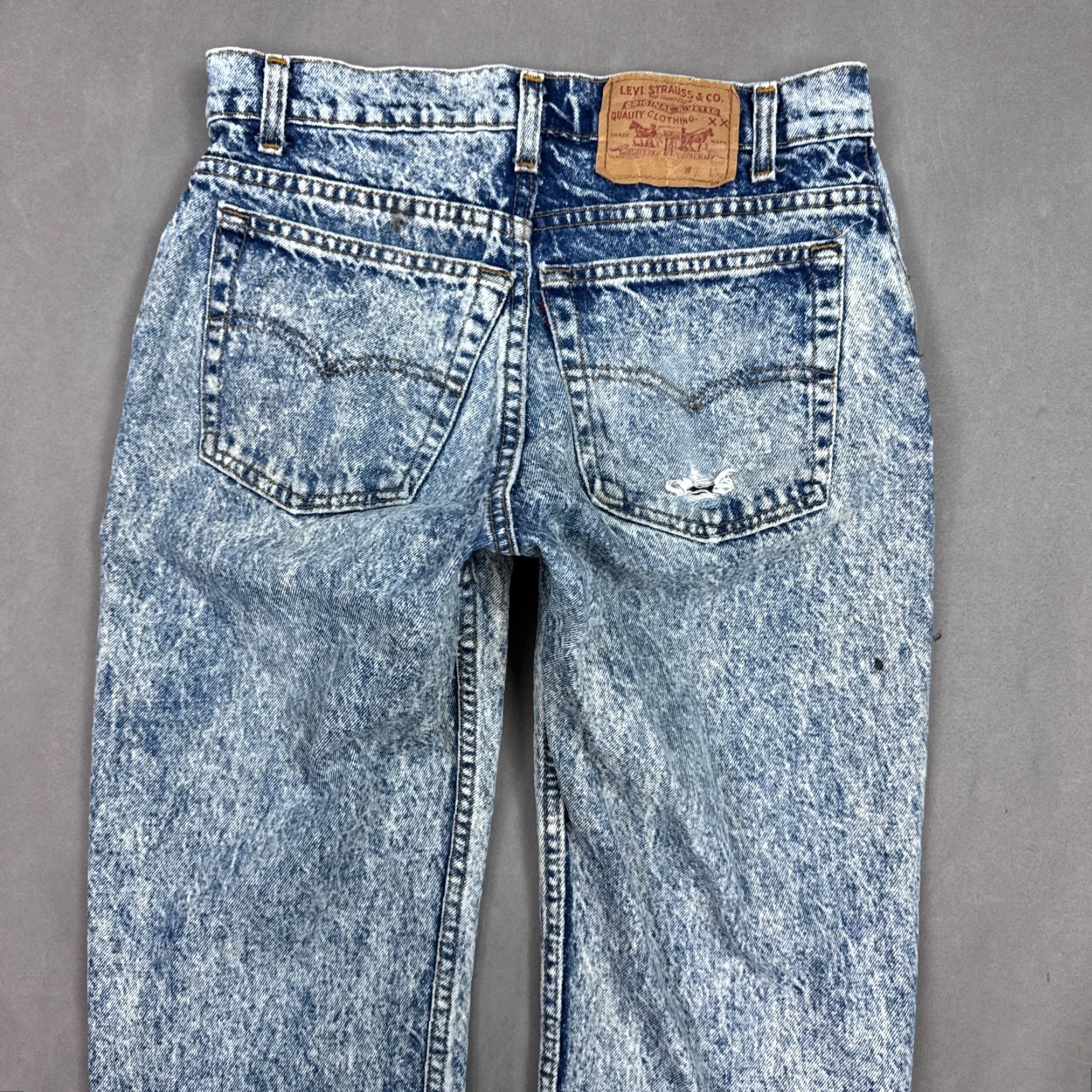 Levi's VINTAGE Levi's Jeans Men 30x29 Blue 90s Acid Wash Made USA Pants 506 Levi's 500 Series Jeans 90s USA Mens Size US 32 / EU 48 - 6 Thumbnail