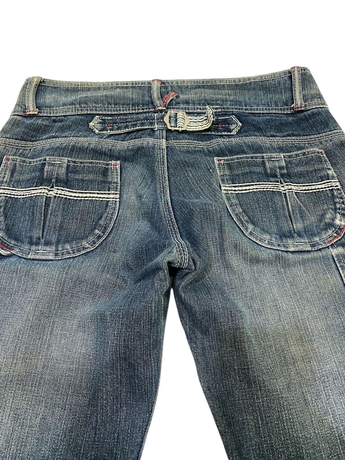 Japanese Brand Japanese Brand X queens pop flare jeans Size US 32 / EU 48 - 6 Thumbnail