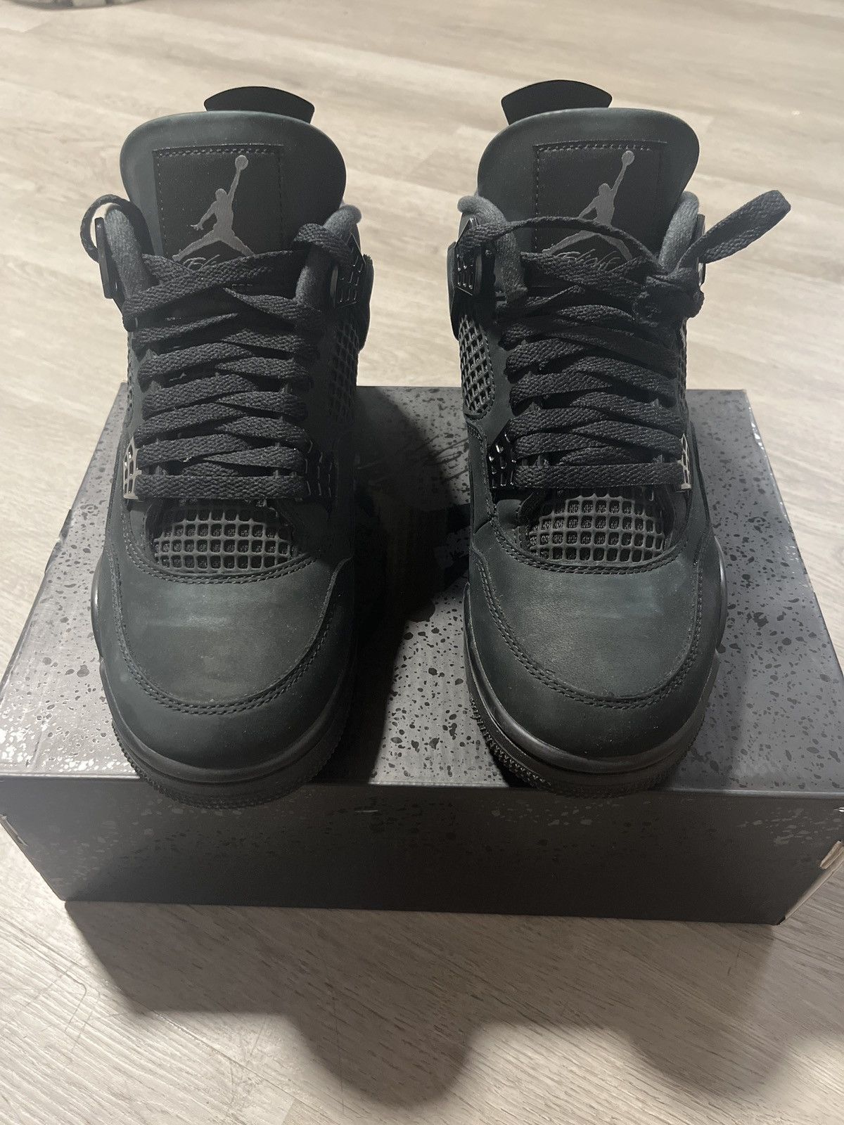 Jordan Brand Black cats retro jordan 4’s Size US 9 / EU 42 - 3 Thumbnail