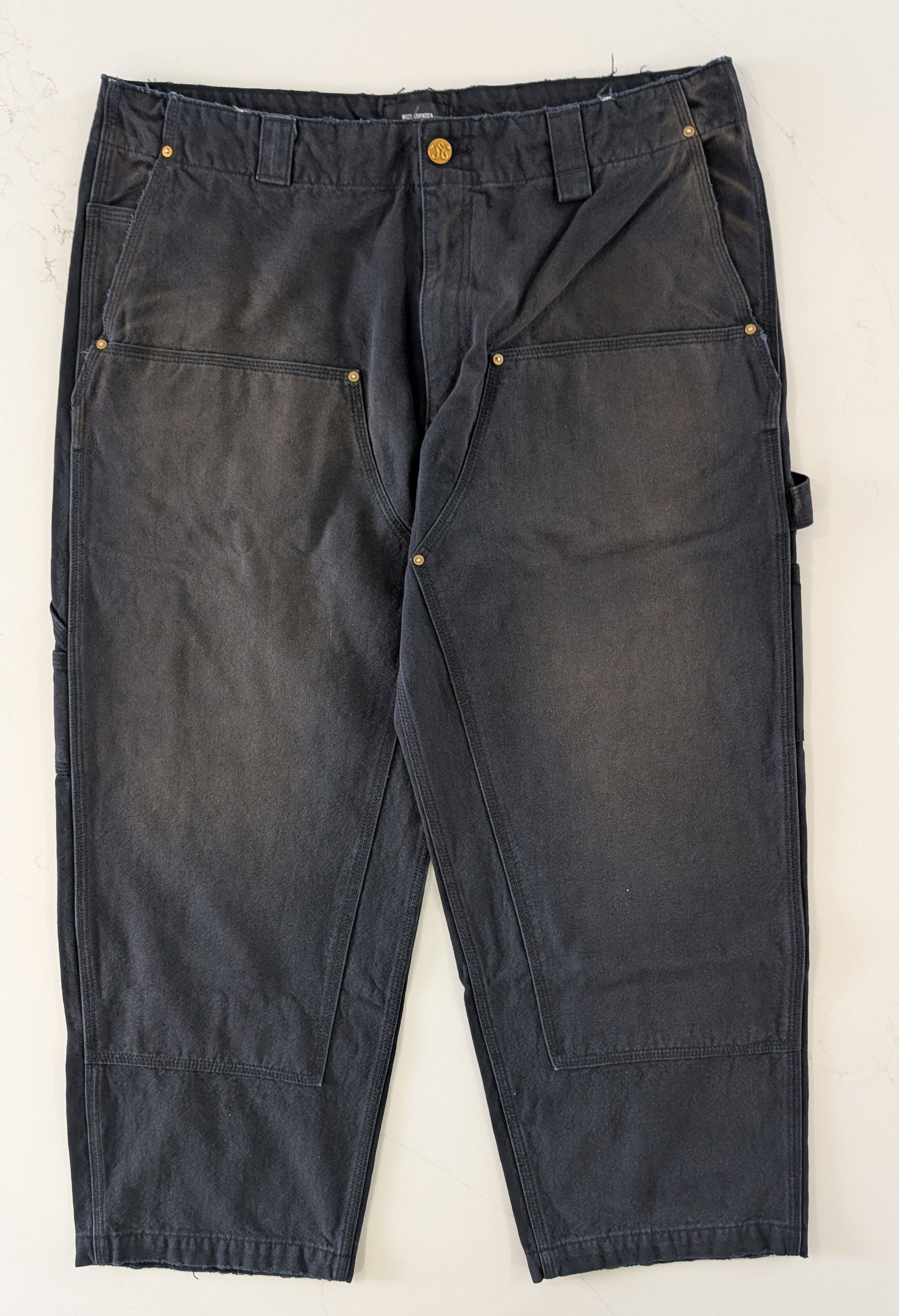 Willy Chavarria Willy Chavarria Black Workwear Toluca Pant Small Size US 38 / EU 54 - 1 Thumbnail