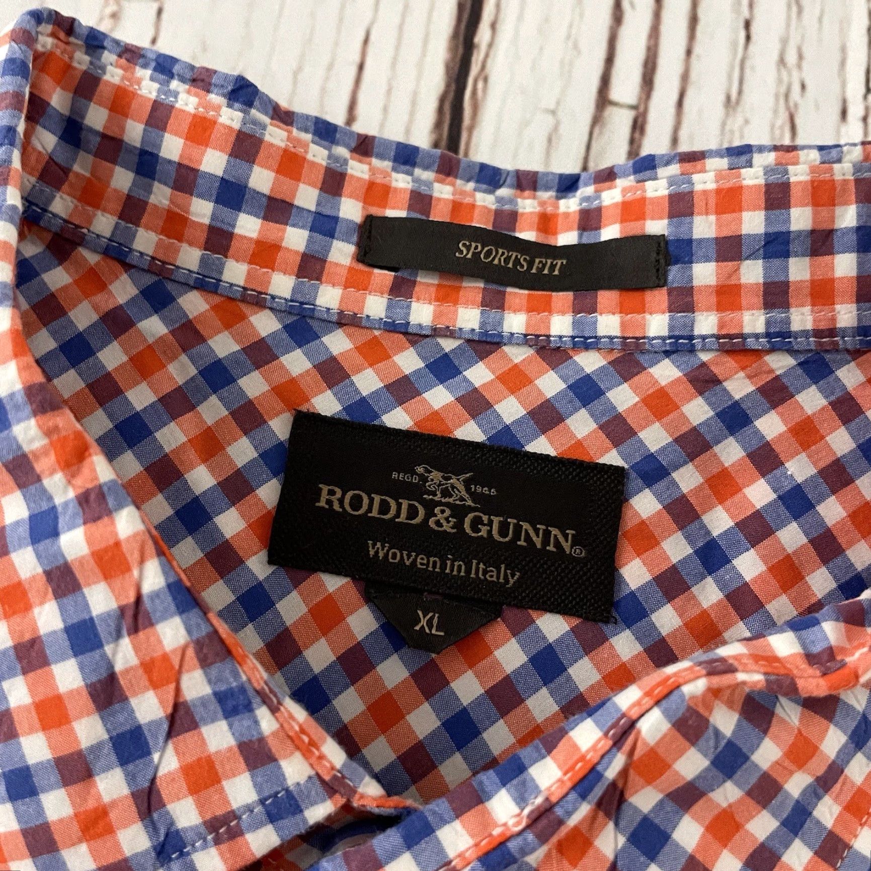 Rodd & Gunn Rodd & Gunn Sports Shirt XL Blue Multicolor Plaid Long Sleeve Button-Up Men’s Size US XL / EU 56 / 4 - 2 Thumbnail