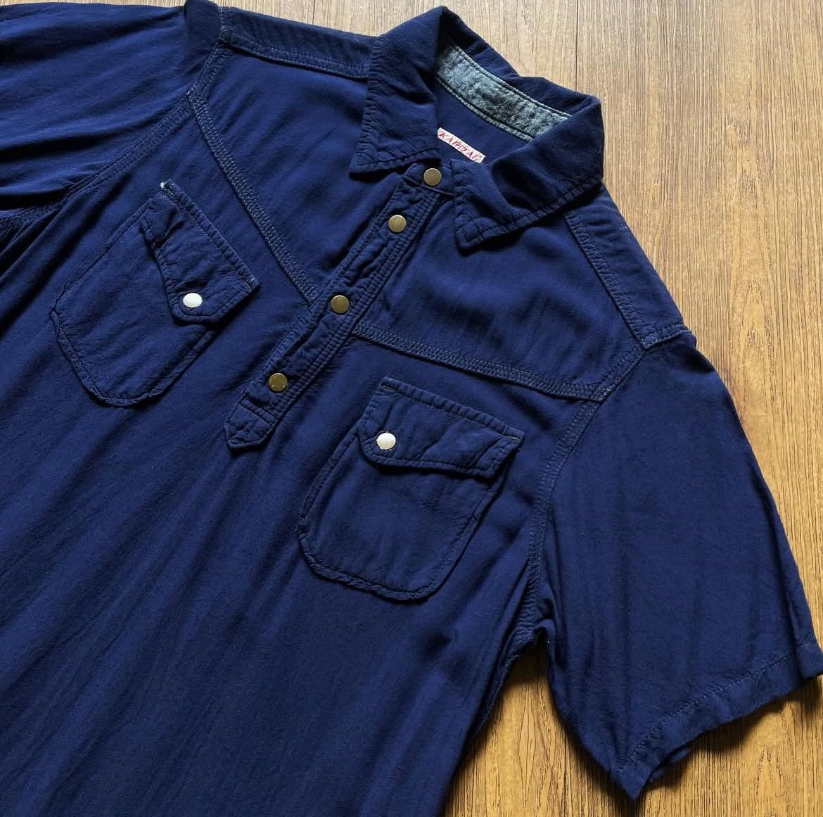 Kapital 2000s Kapital Furoshiki Embroidery Indigo Shirt Size US M / EU 48-50 / 2 - 4 Thumbnail