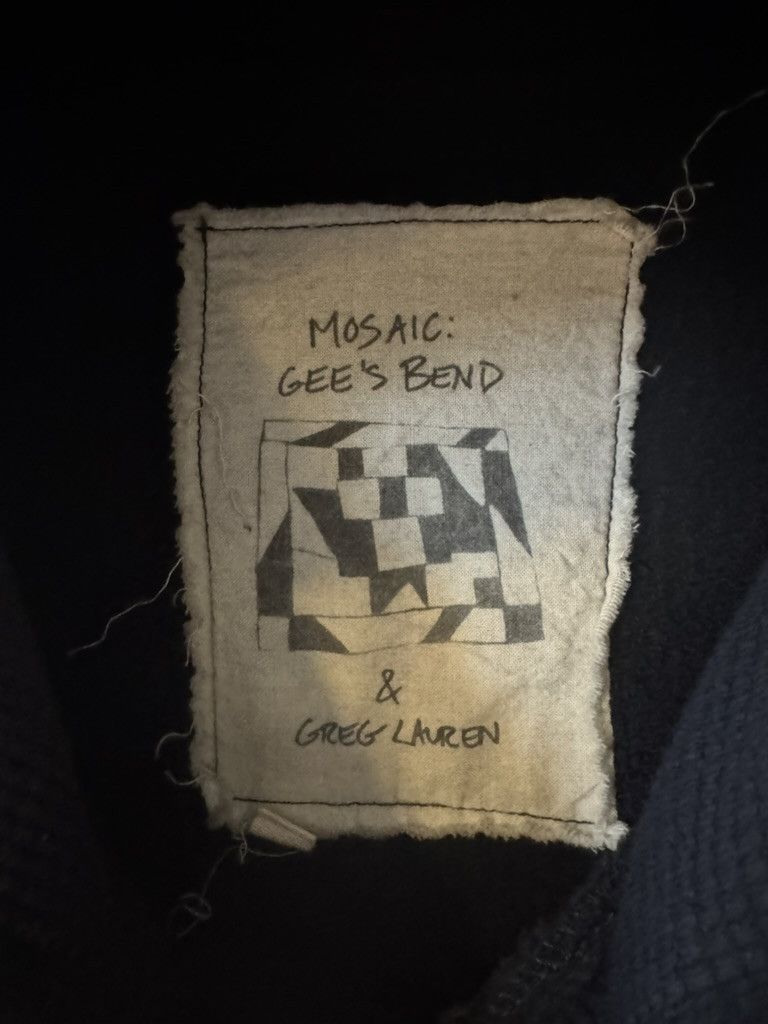 Greg Lauren Gee's Bend Graphic quilt patch hoodie Size US M / EU 48-50 / 2 - 3 Thumbnail