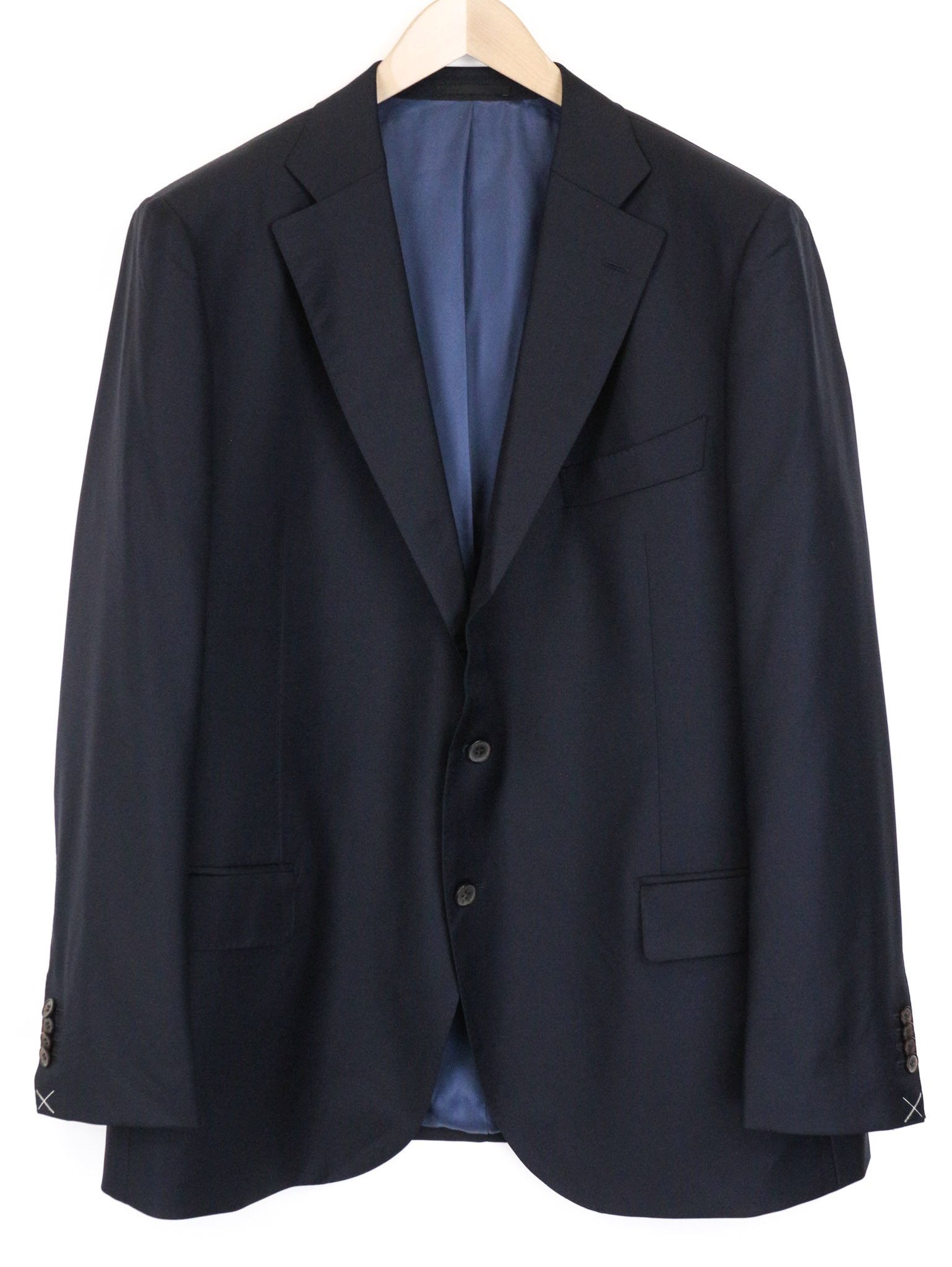 Suitsupply LAZIO UK52R Blueline Blue Wool 2 Piece Suit 75765 Size 36R - 2 Thumbnail
