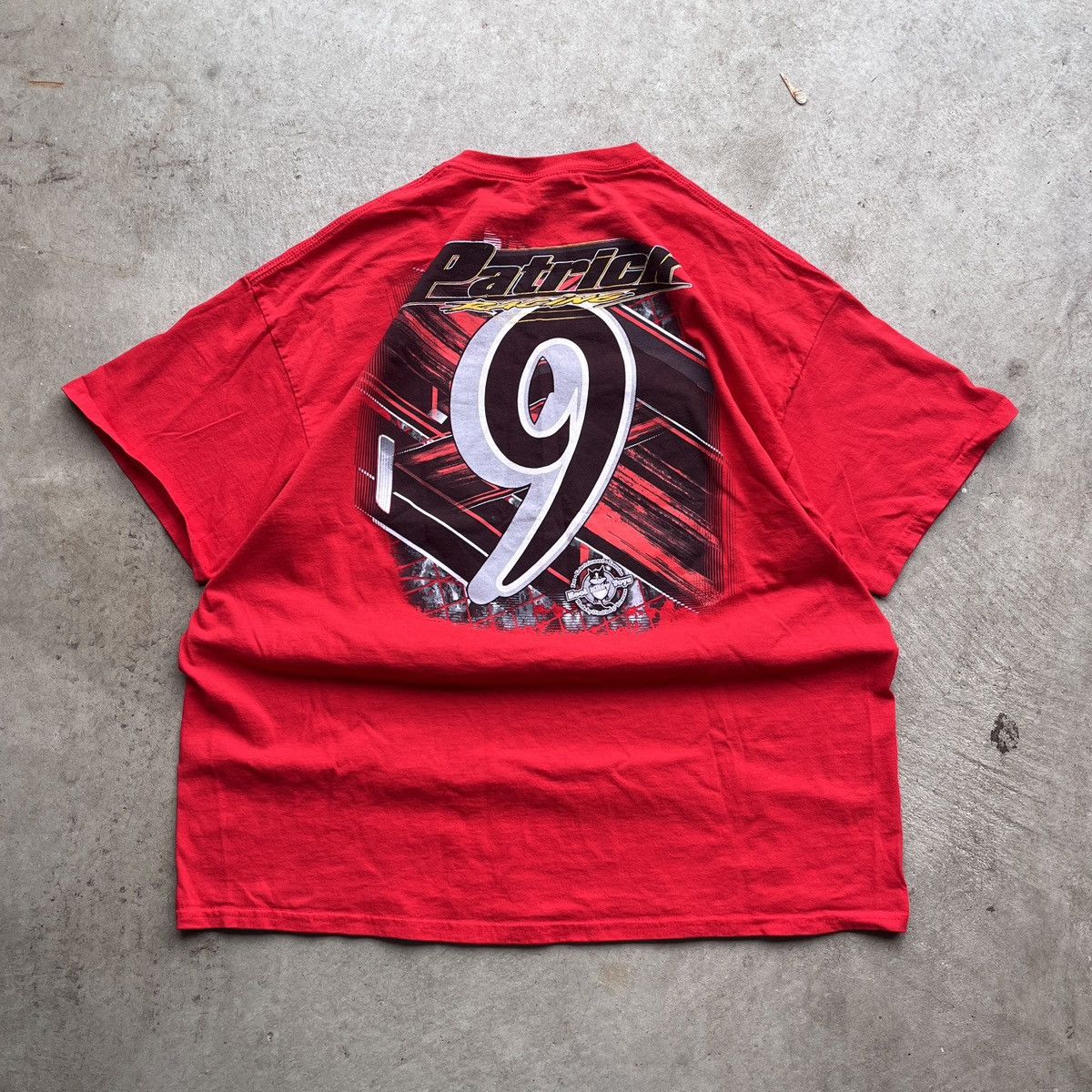 Gildan Vintage Jack Patrick NASCAR Red Graphic T Shirt Size US XXL / EU 58 / 5 - 3 Thumbnail