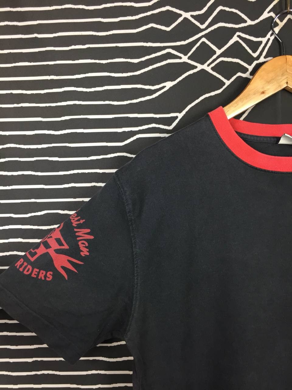 Japanese Brand Ted Company Lucky Flag Devil's Motorcycle Races Tee Size US L / EU 52-54 / 3 - 8 Thumbnail
