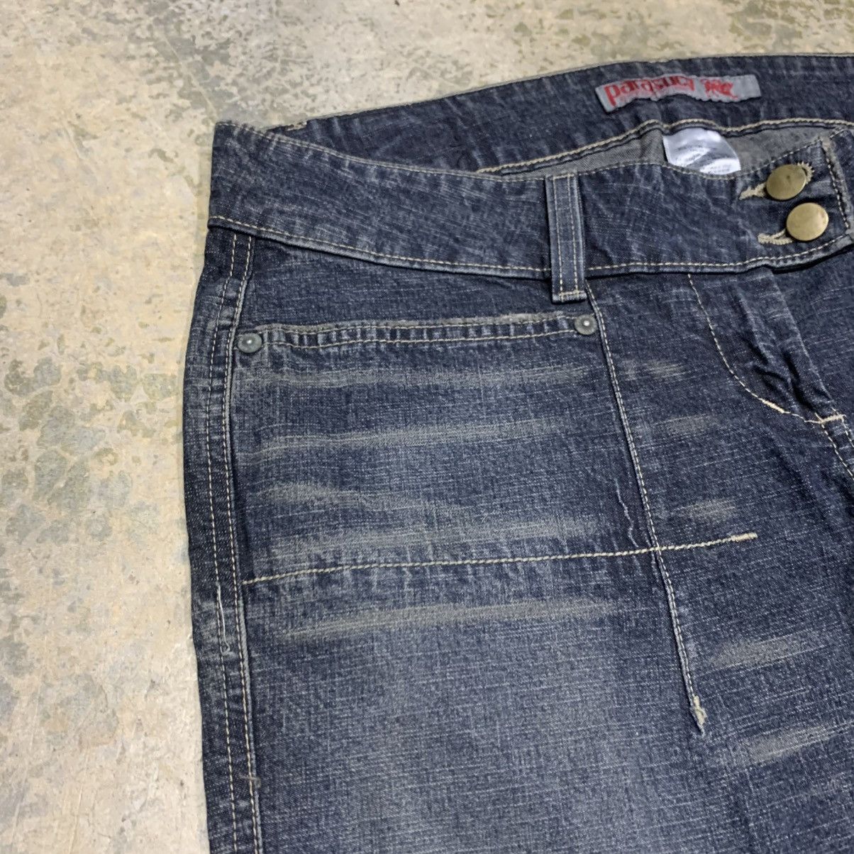 If Six Was Nine × Japanese Brand × Vintage Flare Bell Bottom Parasuco Denim Clawmark Distressed Jean Size US 33 - 11 Thumbnail