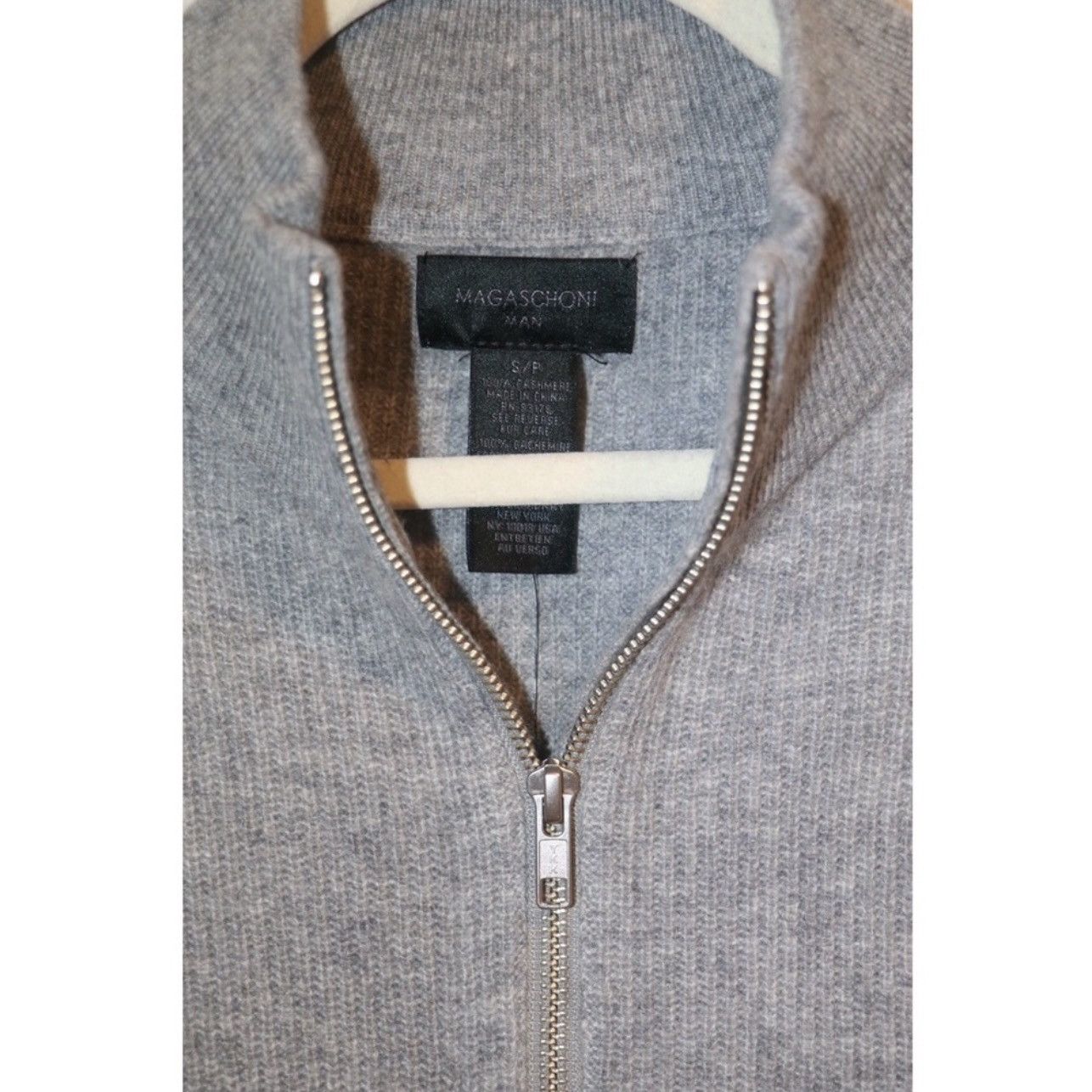 Magaschoni MAGASCHONI 100% Cashmere Zip Cardigan Size US S / EU 44-46 / 1 - 3 Thumbnail