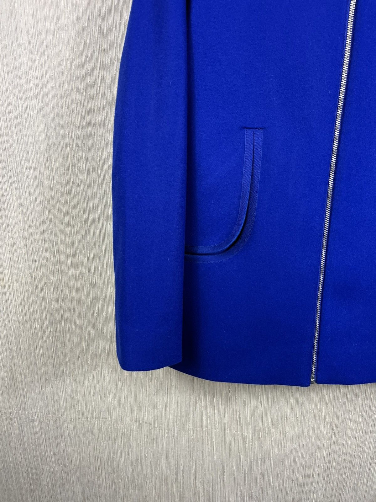 Cos × Designer COS wool cashmere blue zip coat jacket casual classic Size XS / US 0-2 / IT 36-38 - 8 Thumbnail
